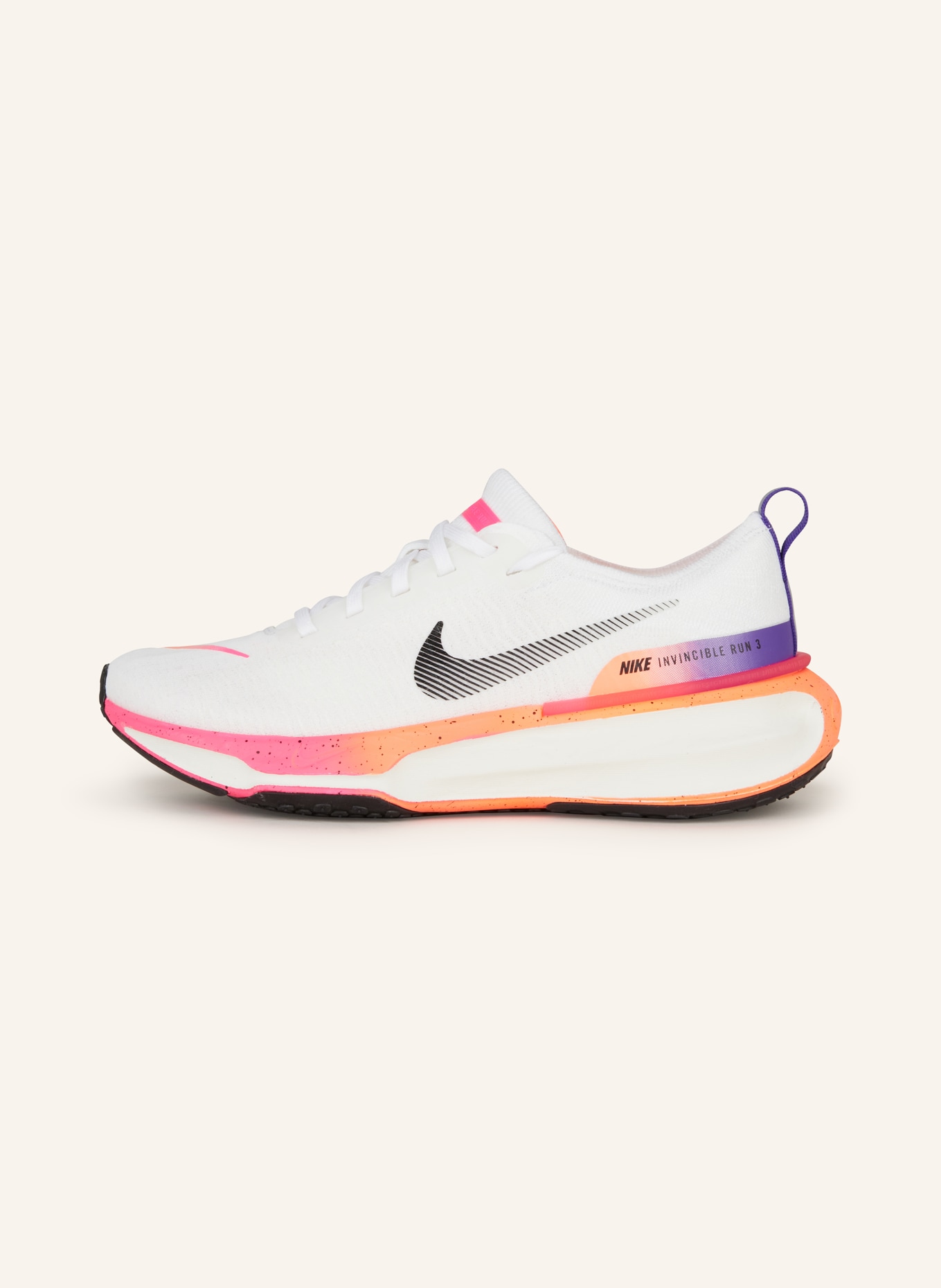 Nike Running shoes INVINCIBLE RUN 3, Color: WHITE/ NEON PINK/ NEON ORANGE (Image 4)