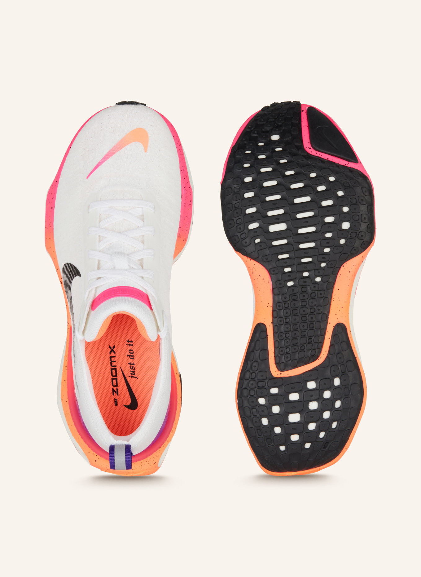 Nike Running shoes INVINCIBLE RUN 3, Color: WHITE/ NEON PINK/ NEON ORANGE (Image 5)