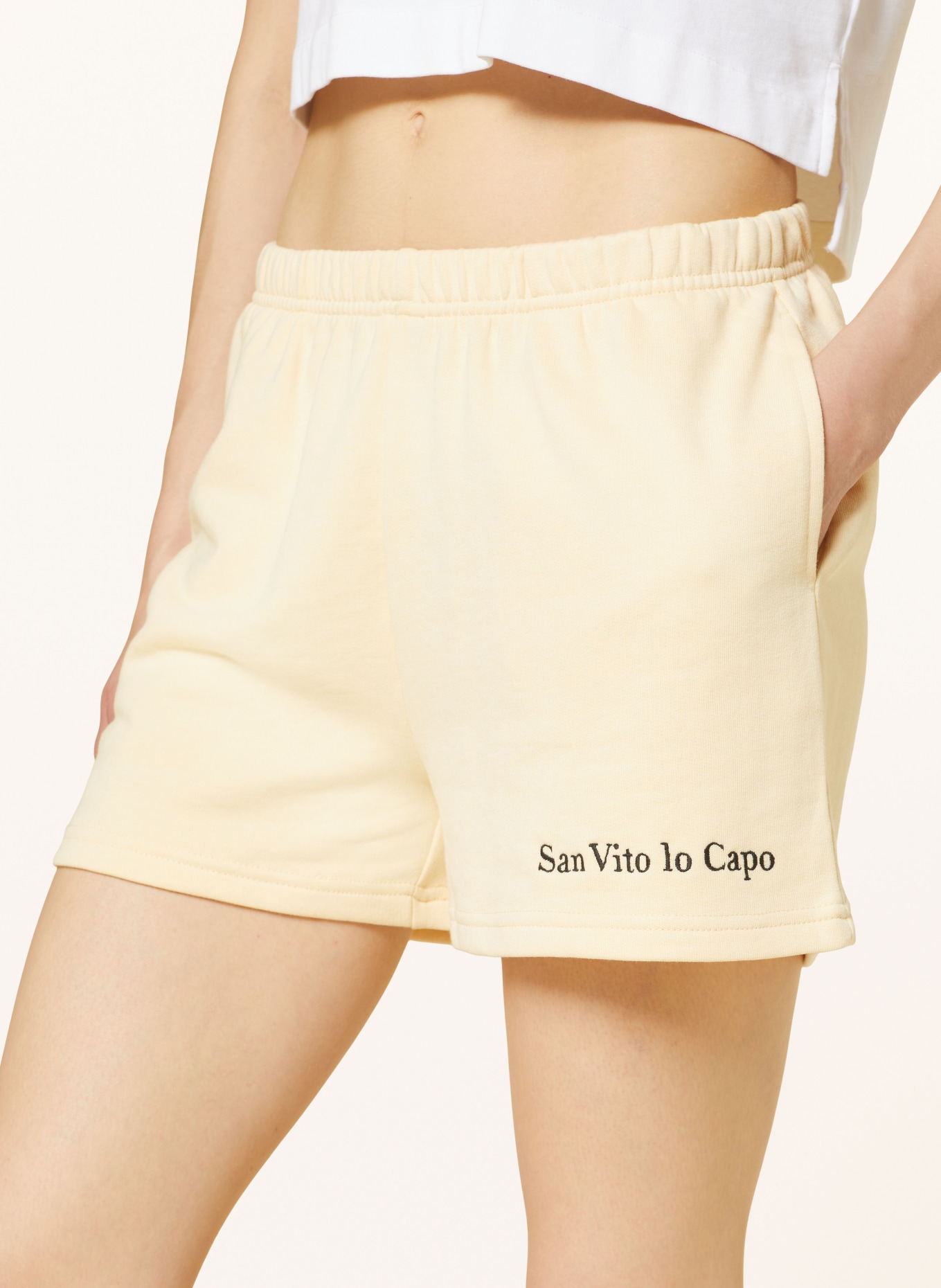 gina tricot Sweat shorts, Color: LIGHT YELLOW (Image 5)