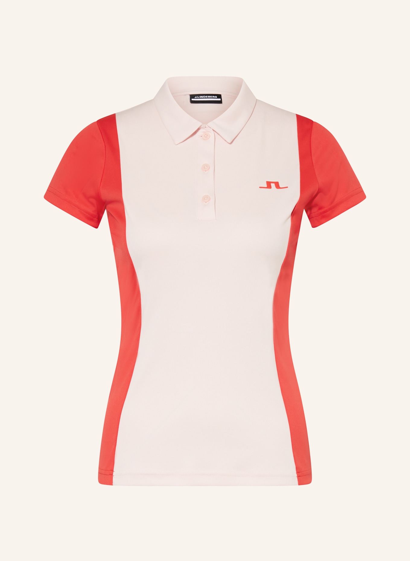 J.LINDEBERG Funktions-Poloshirt, Farbe: HELLROSA/ LACHS (Bild 1)