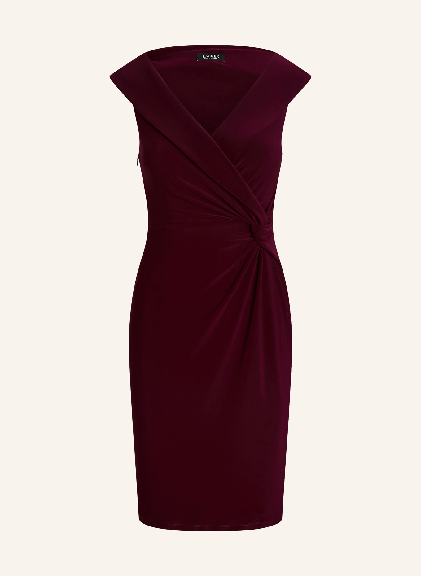 LAUREN RALPH LAUREN Etuikleid LEONIDAS: DUNKELROT
