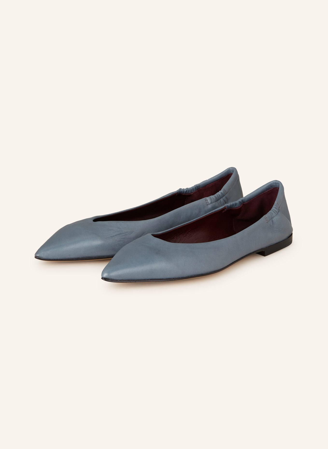 POMME D'OR Ballet flats INGRID, Color: BLUE GRAY (Image 1)