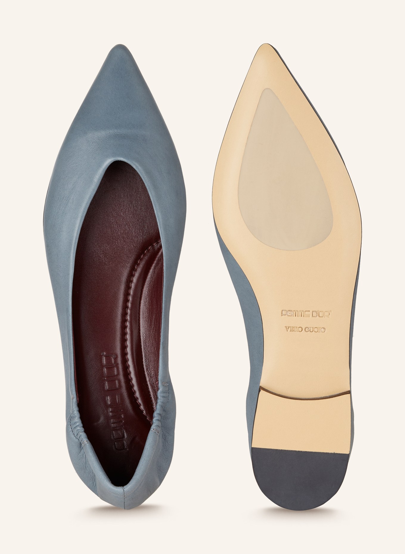 POMME D'OR Ballet flats INGRID, Color: BLUE GRAY (Image 5)