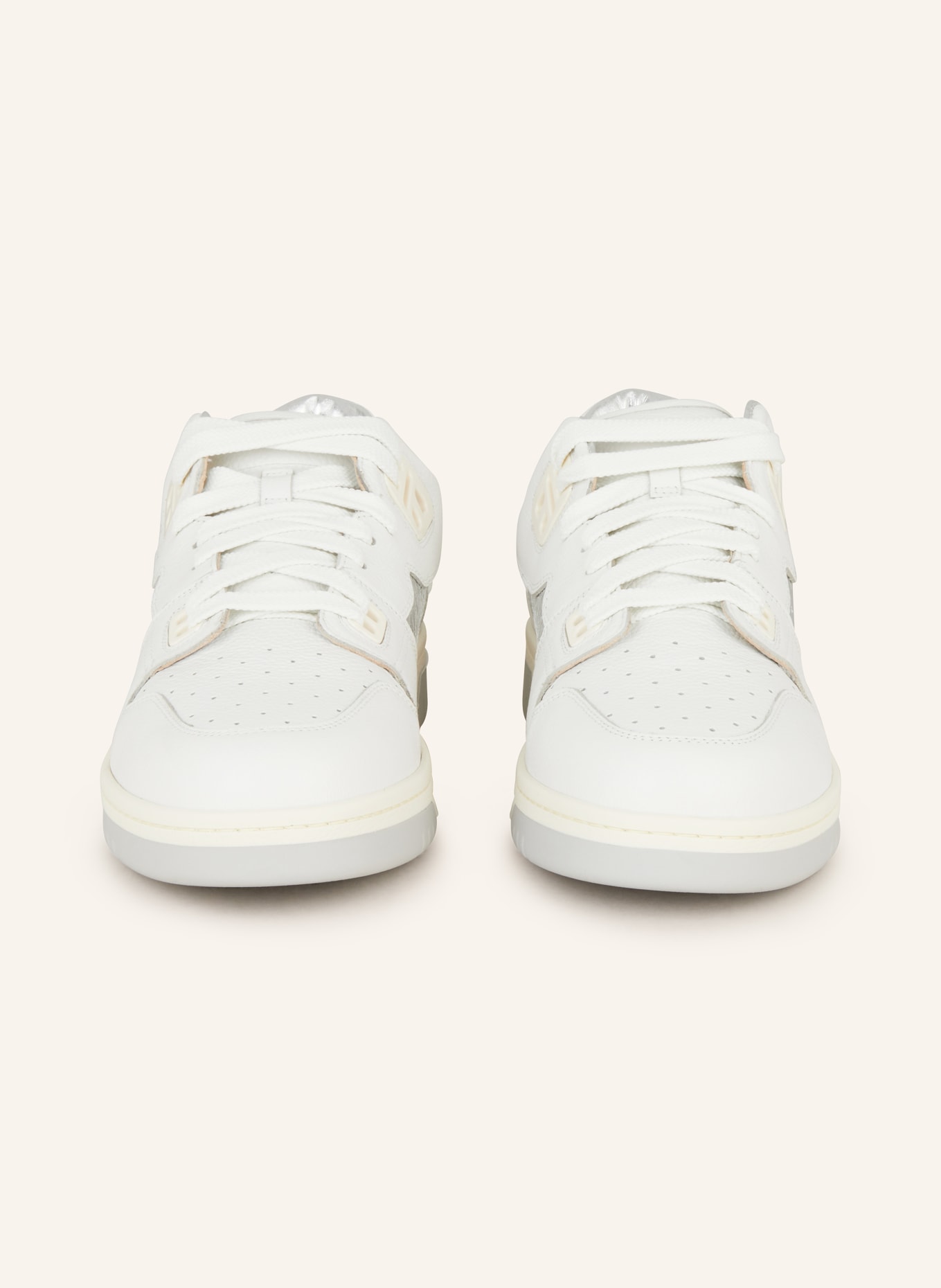 Acne Studios Sneaker: WEISS / SILBER