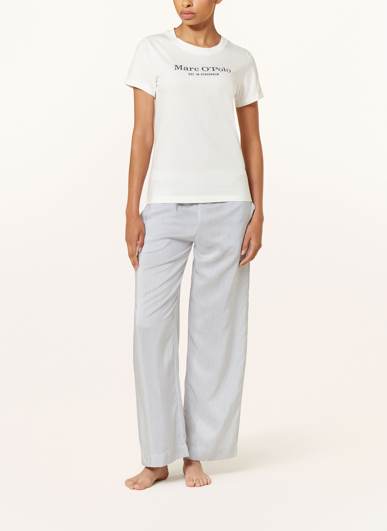 Marc O'Polo Pajama shirt, Color: WHITE (Image 2)