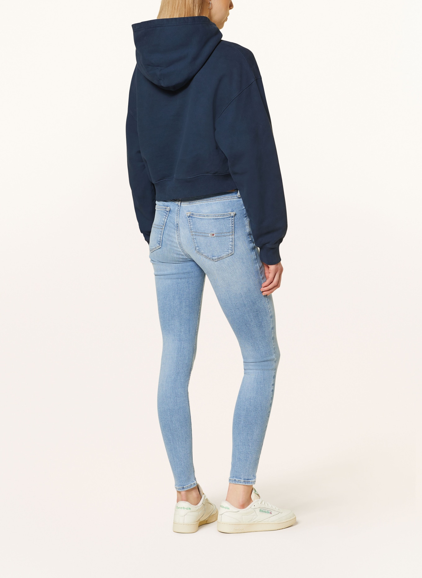 TOMMY JEANS Hoodie: DARK BLUE