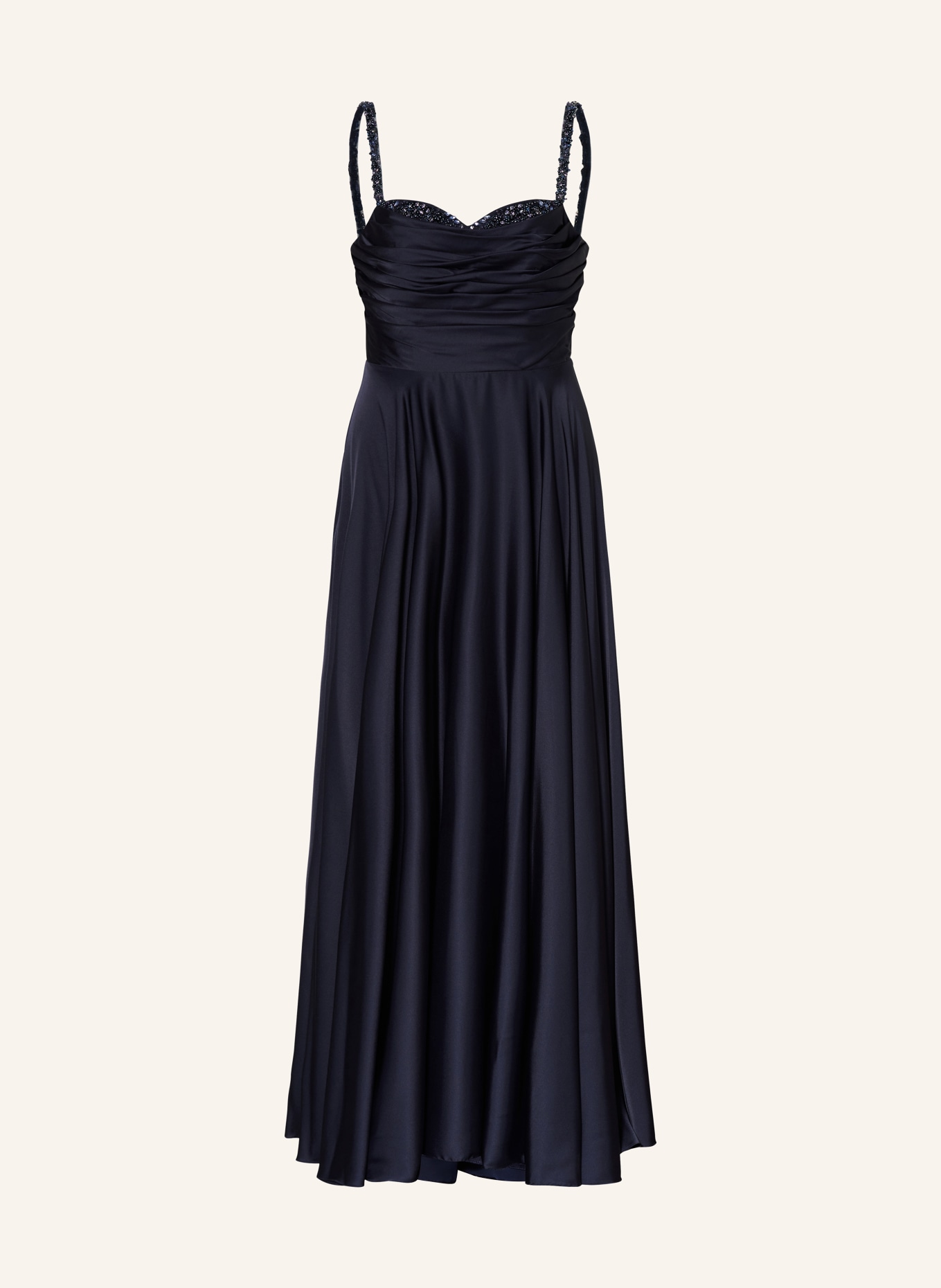 Hey Kyla Abendkleid mit Pailletten und Schmucksteinen: DUNKELBLAU