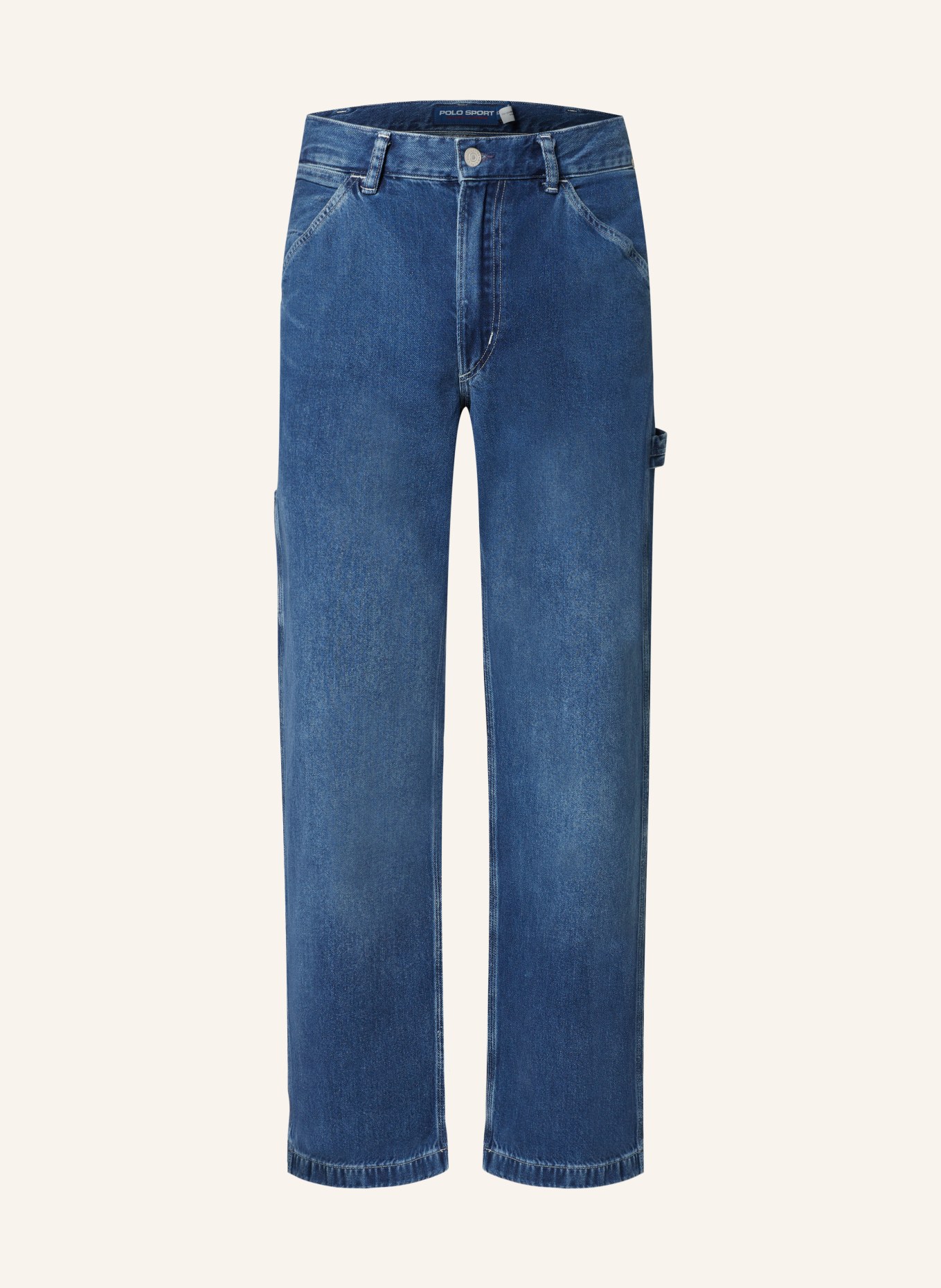 POLO SPORT Straight jeans dungaree fit in 001 astern
