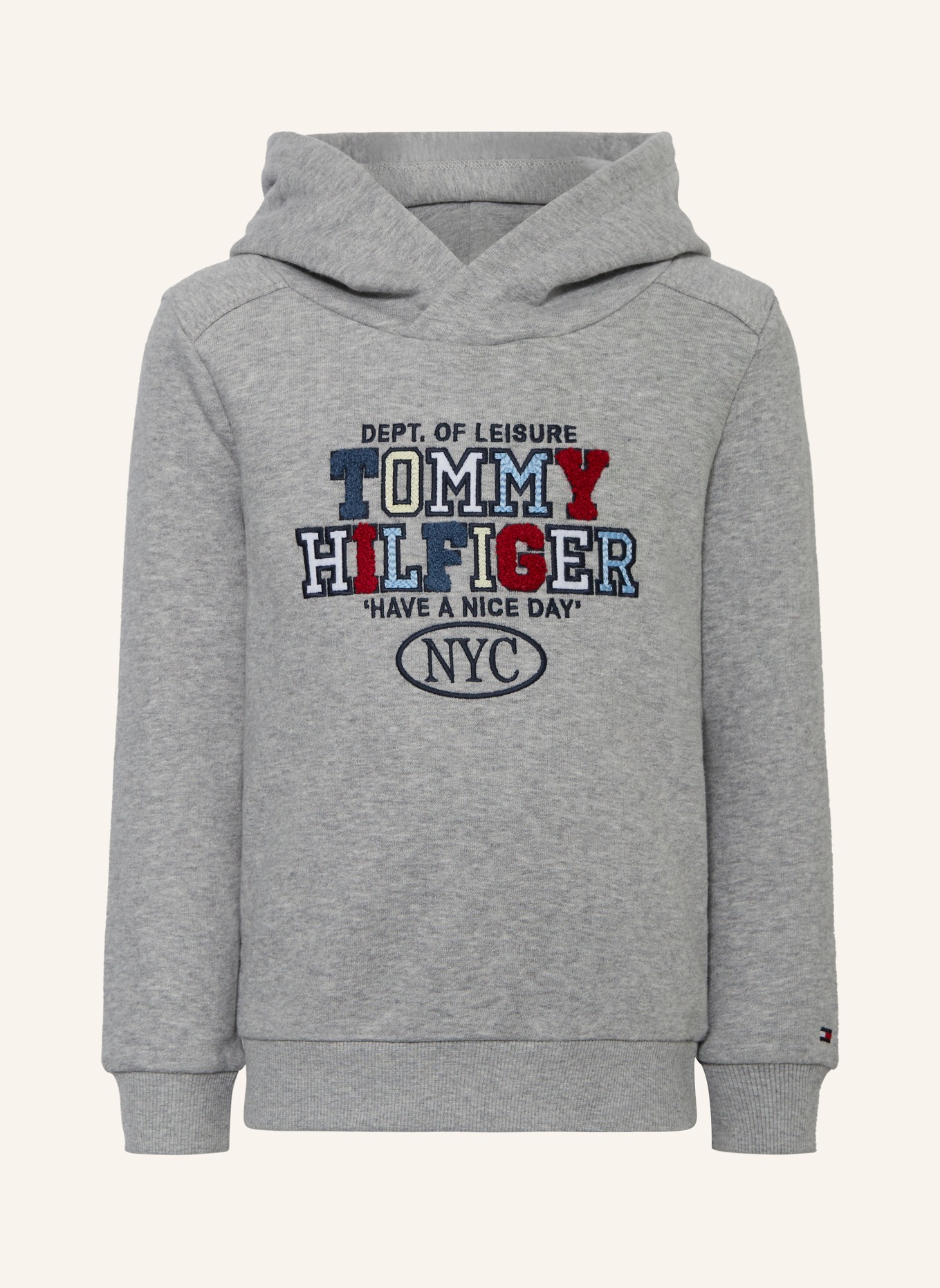 TOMMY HILFIGER Hoodie, Farbe: HELLGRAU (Bild 1)