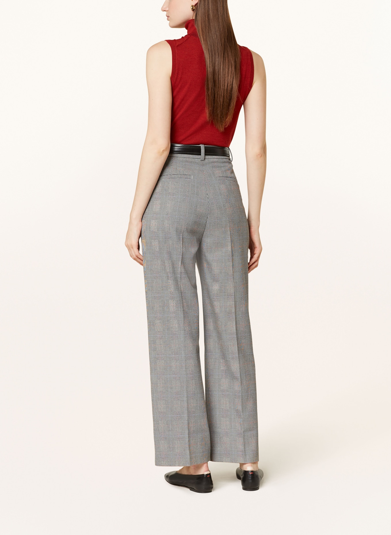 TOMMY HILFIGER Rollkragentop: DUNKELROT