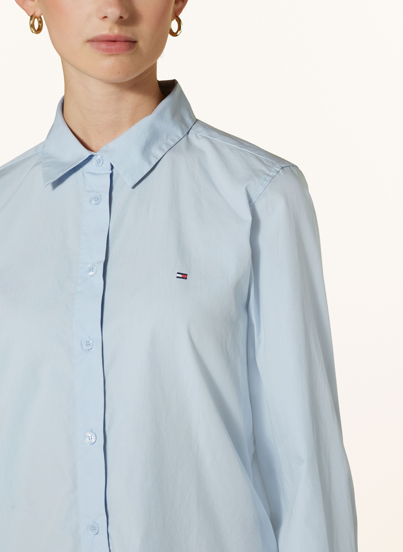 TOMMY HILFIGER Shirt blouse, Color: LIGHT BLUE (Image 4)