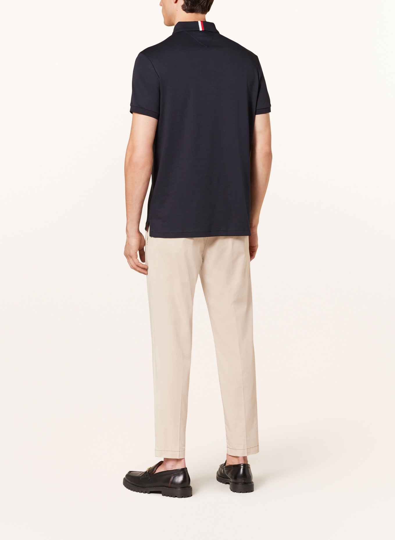 TOMMY HILFIGER Jersey-Poloshirt Regular Fit: DUNKELBLAU