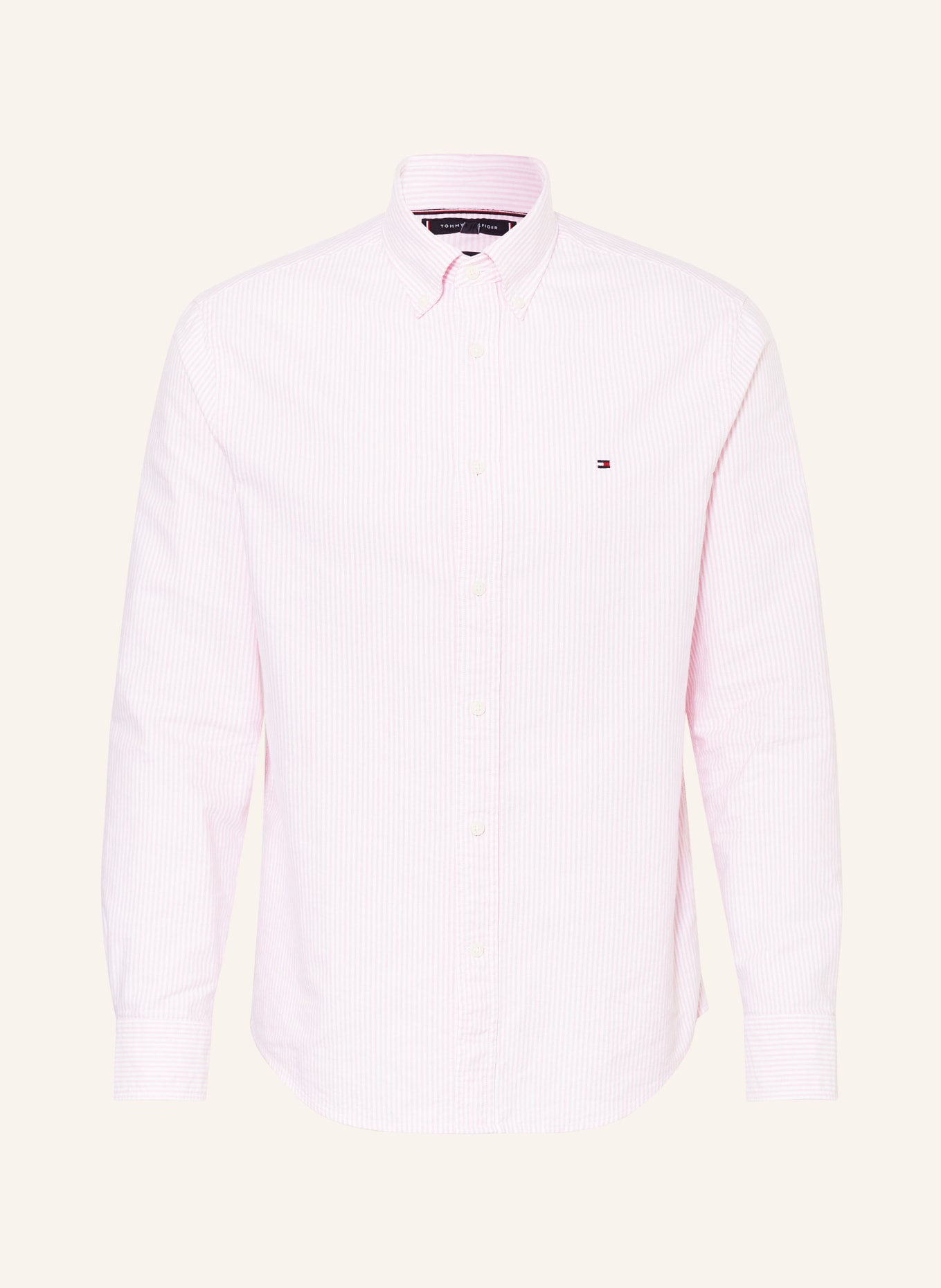 TOMMY HILFIGER Oxfordhemd Regular Fit, Farbe: ROSA/ WEISS (Bild 1)