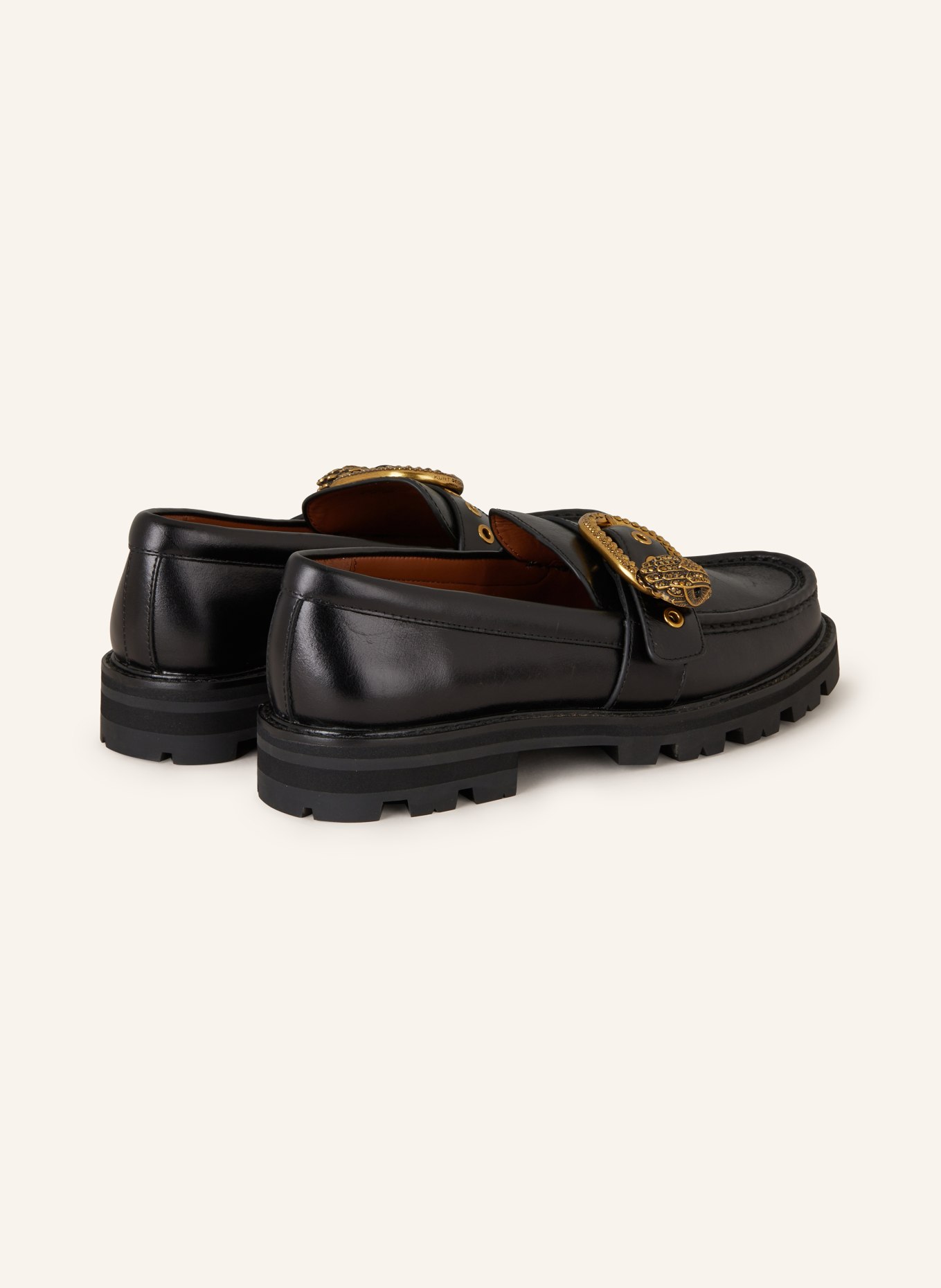KURT GEIGER Loafer MAYFAIR mit Schmucksteinen: SCHWARZ