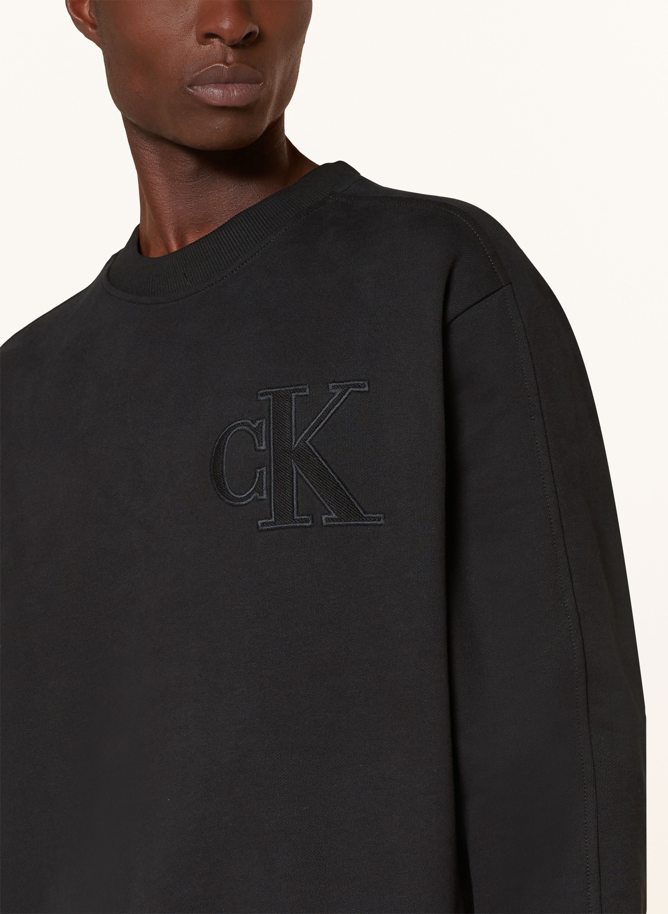 Calvin Klein Jeans Bluza nierozpinana: CZARNY