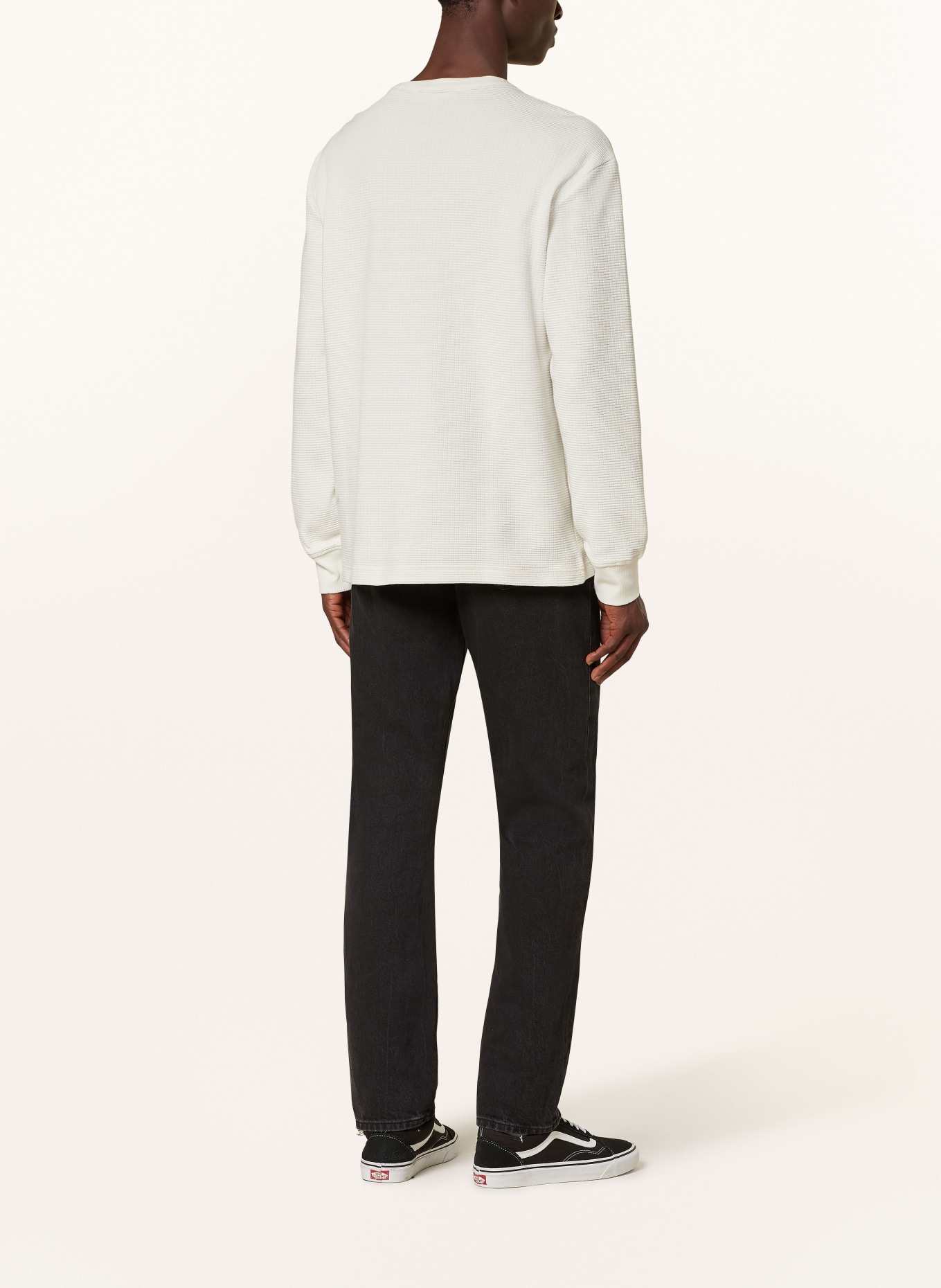 Calvin Klein Jeans boyfriend cotton jeans Blau Calvin Klein Jeans boyfriend cotton jeans Blau Robe courte à bretelles Noir, Color: ECRU (Image 3)