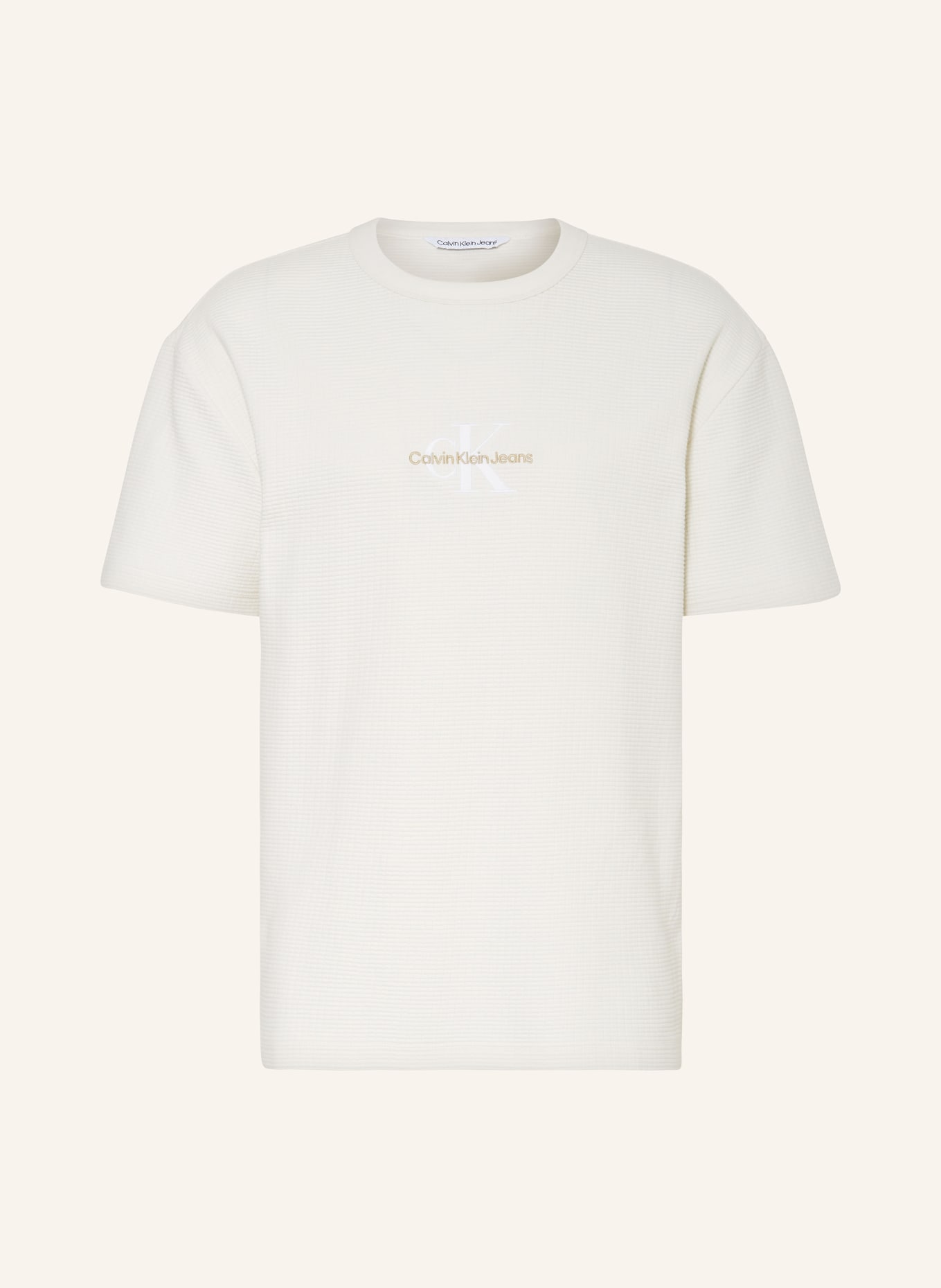 Calvin Klein Jeans T-shirt, Color: ECRU (Image 1)