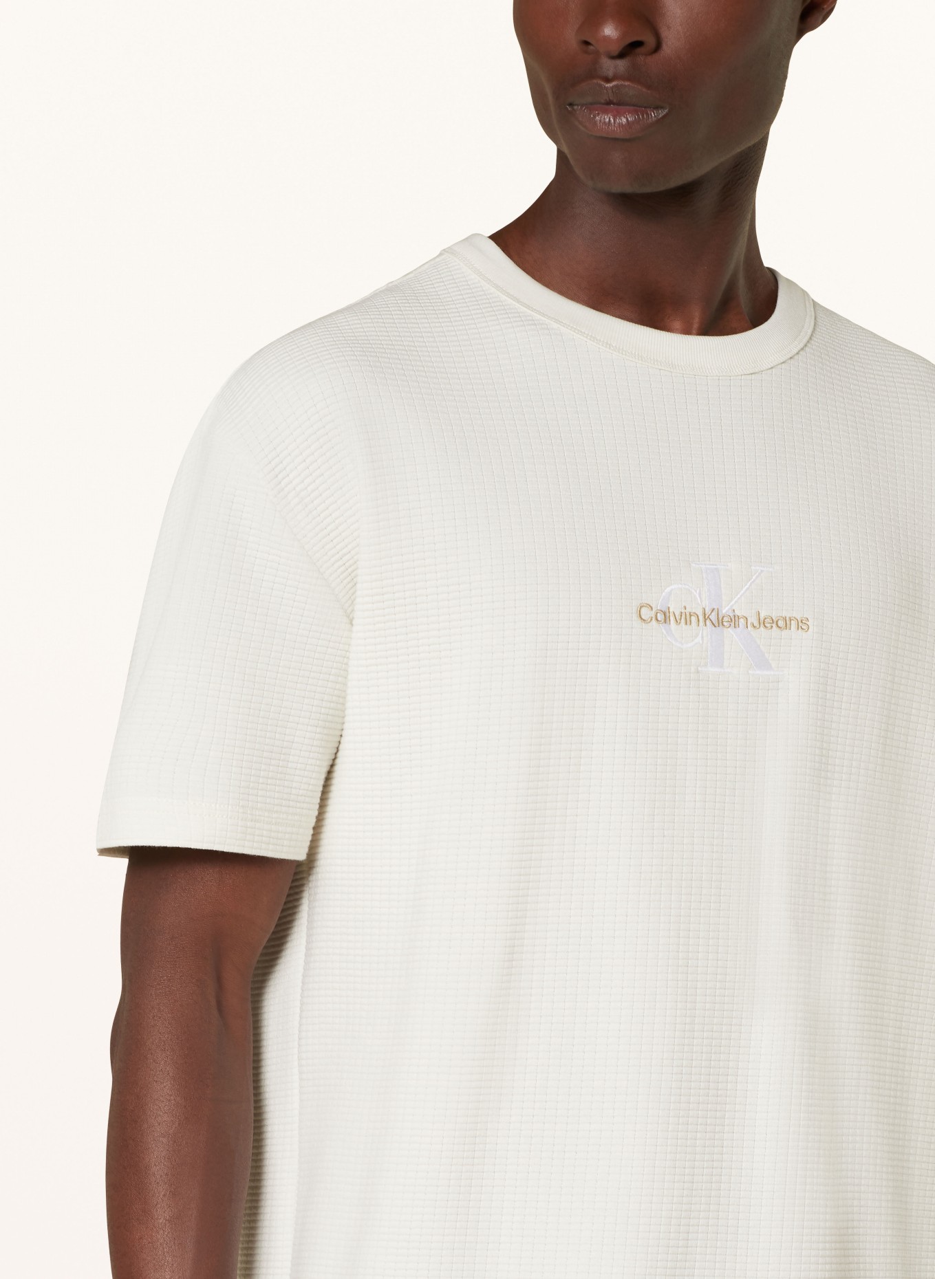 Calvin Klein Jeans T-shirt, Color: ECRU (Image 4)