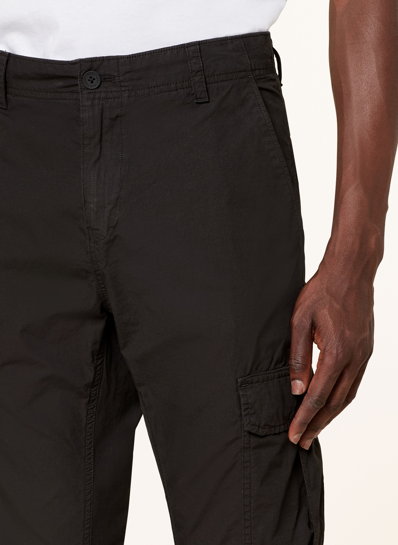 TOMMY JEANS Cargo pants ETHAN relaxed fit, Color: BLACK (Image 6)