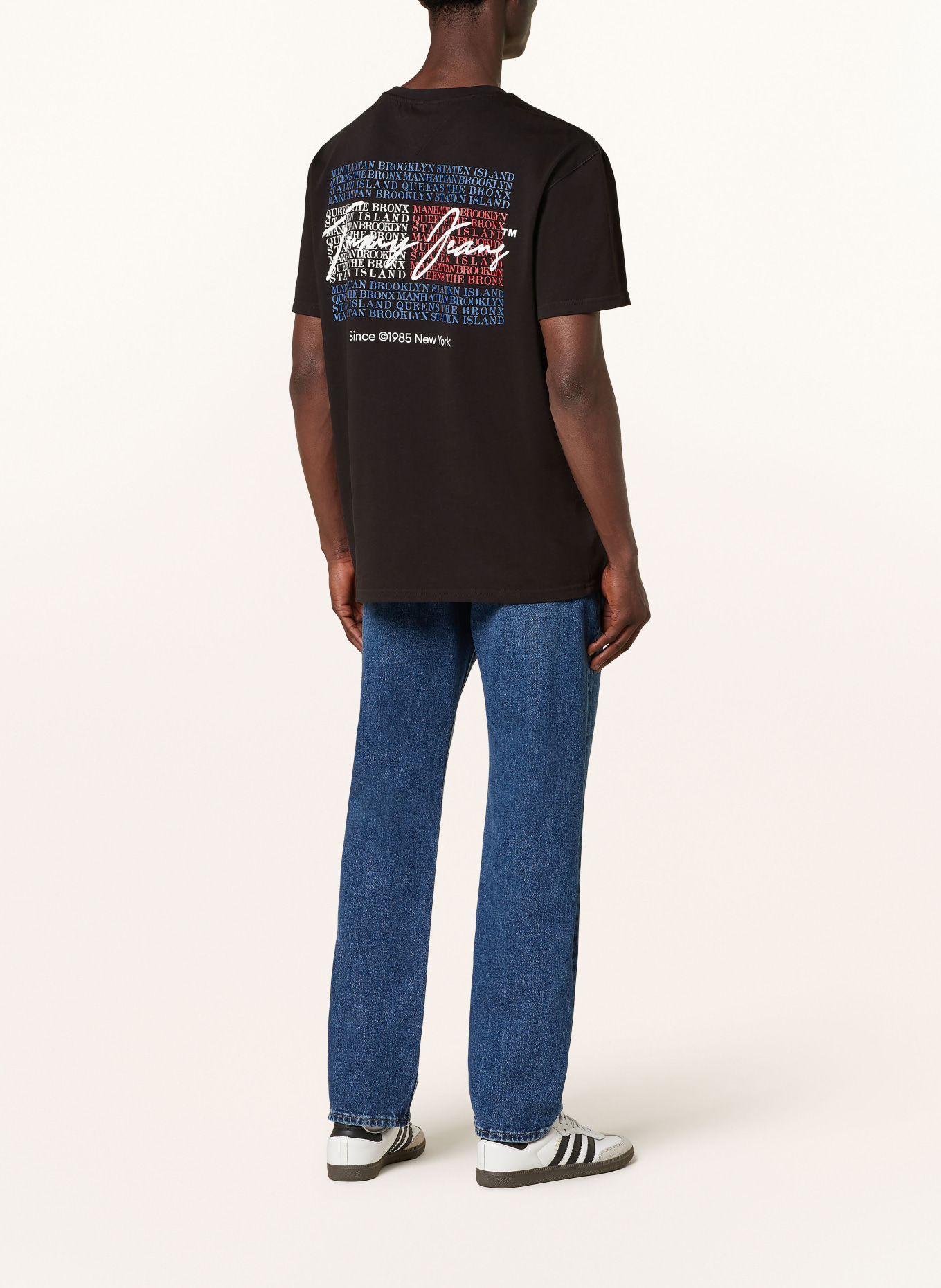 TOMMY JEANS T-shirt, Color: BLACK/ WHITE/ BLUE (Image 2)