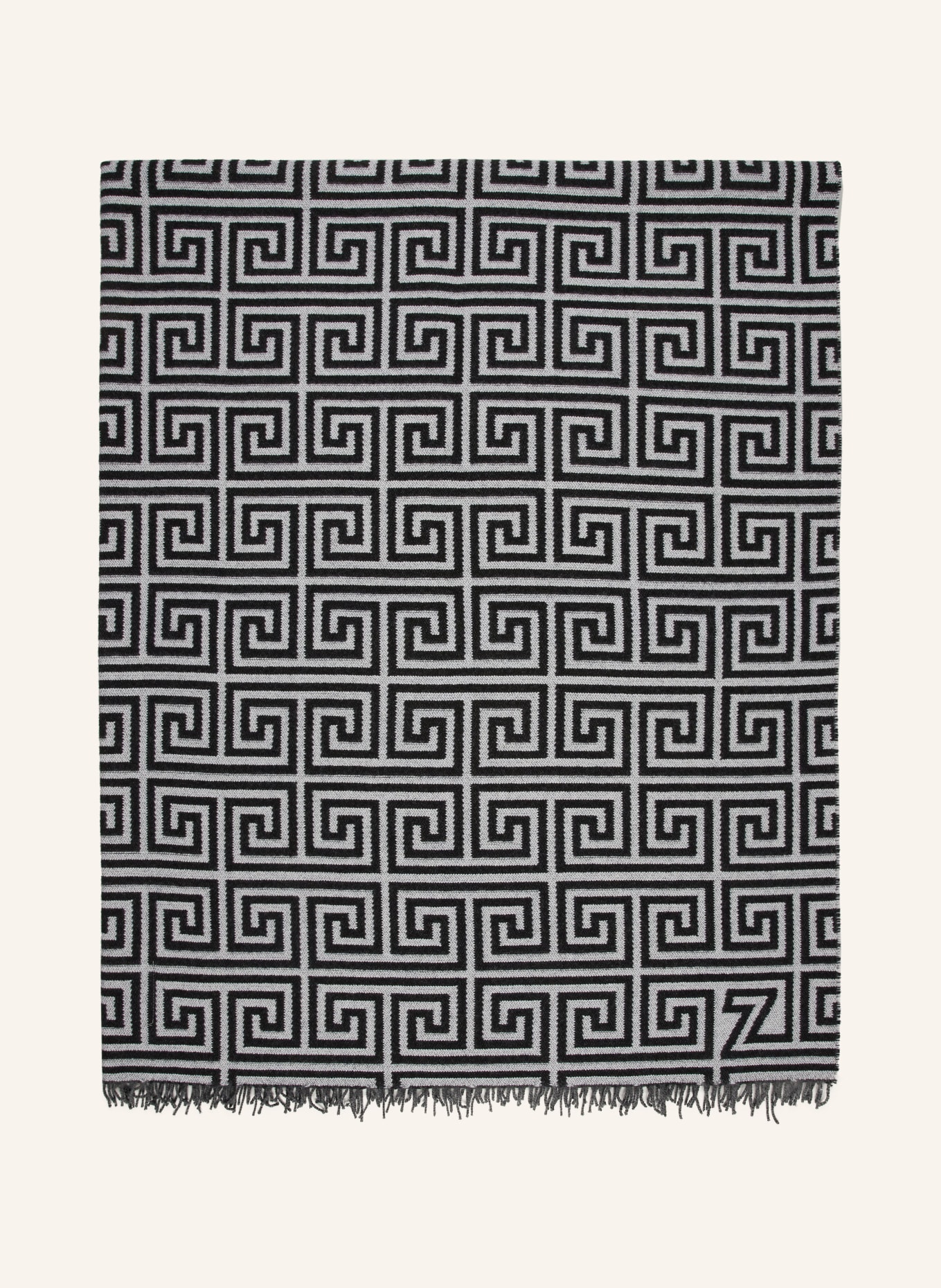 zoeppritz Plaid LEGACY: DUNKELGRAU / WEISS