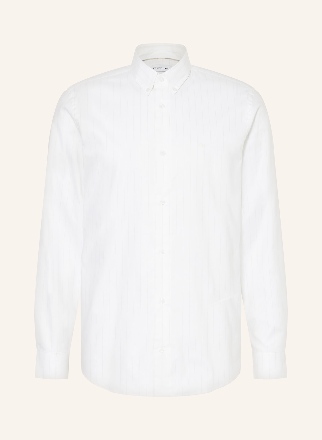 Calvin Klein Oxford shirt regular fit, Color: WHITE/ BEIGE (Image 1)