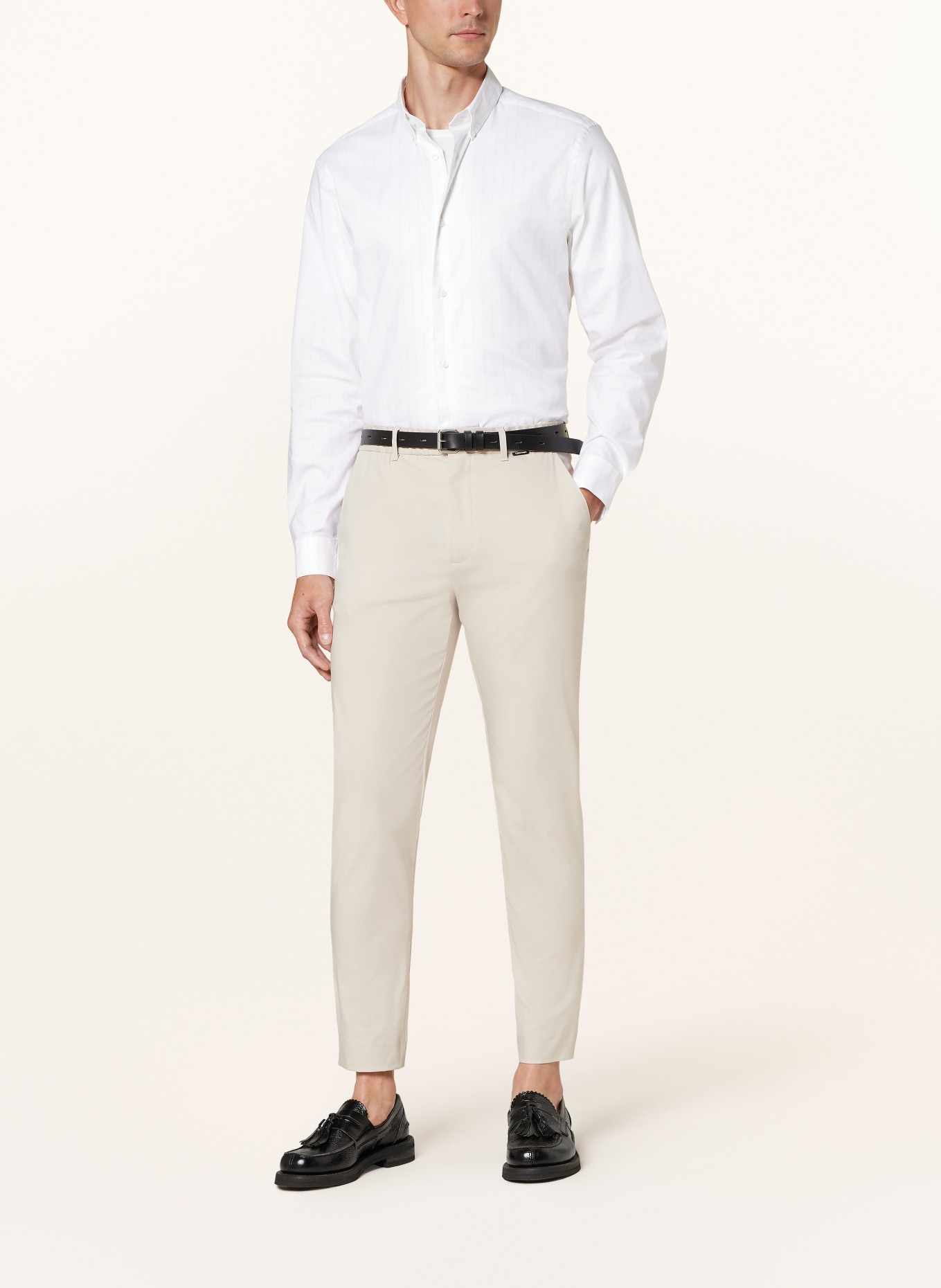 Calvin Klein Oxford shirt regular fit, Color: WHITE/ BEIGE (Image 2)