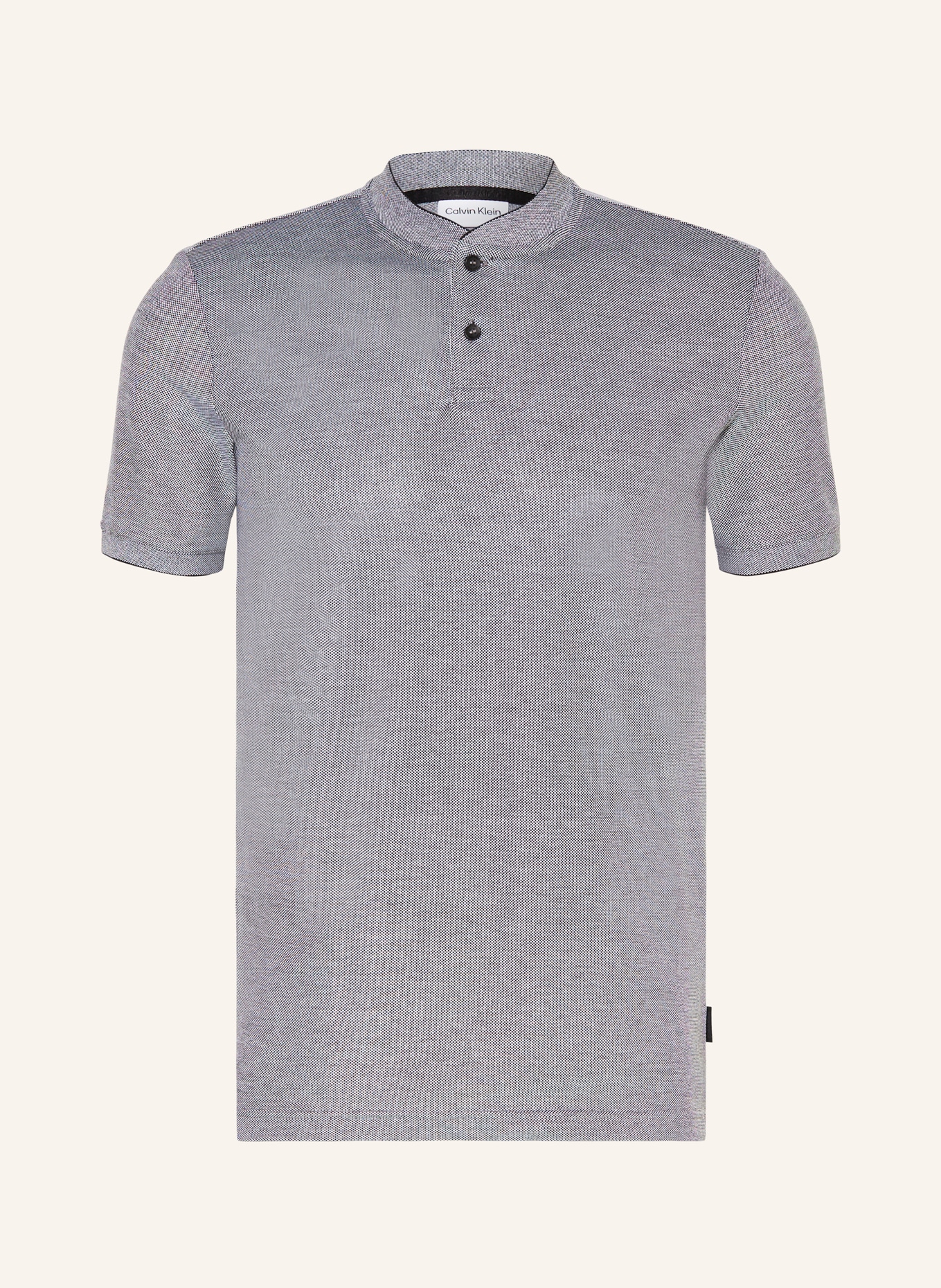 Calvin Klein Piqué polo shirt, Color: BLACK/ WHITE (Image 1)