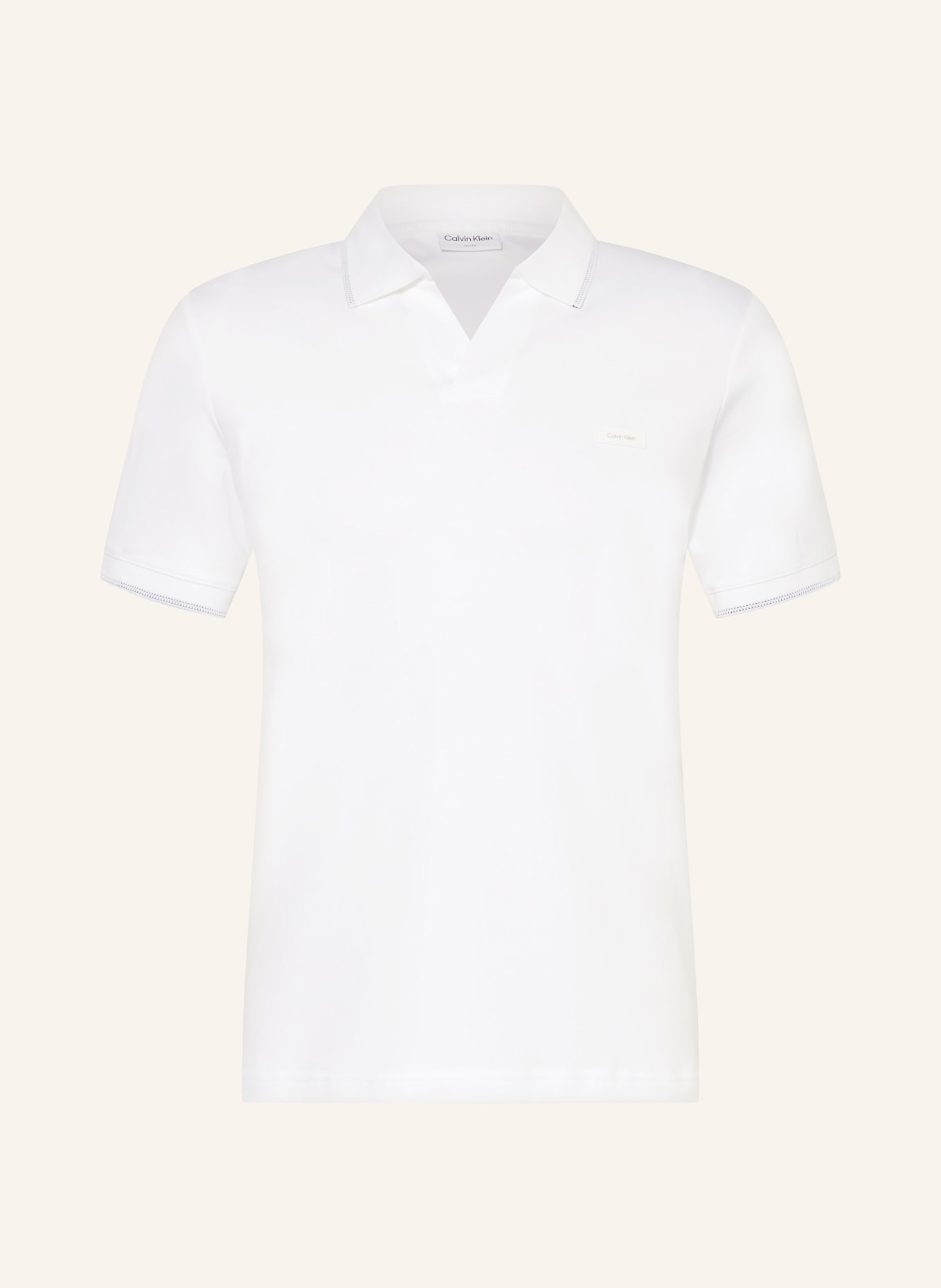 Calvin Klein Jersey polo shirt, Color: WHITE (Image 1)