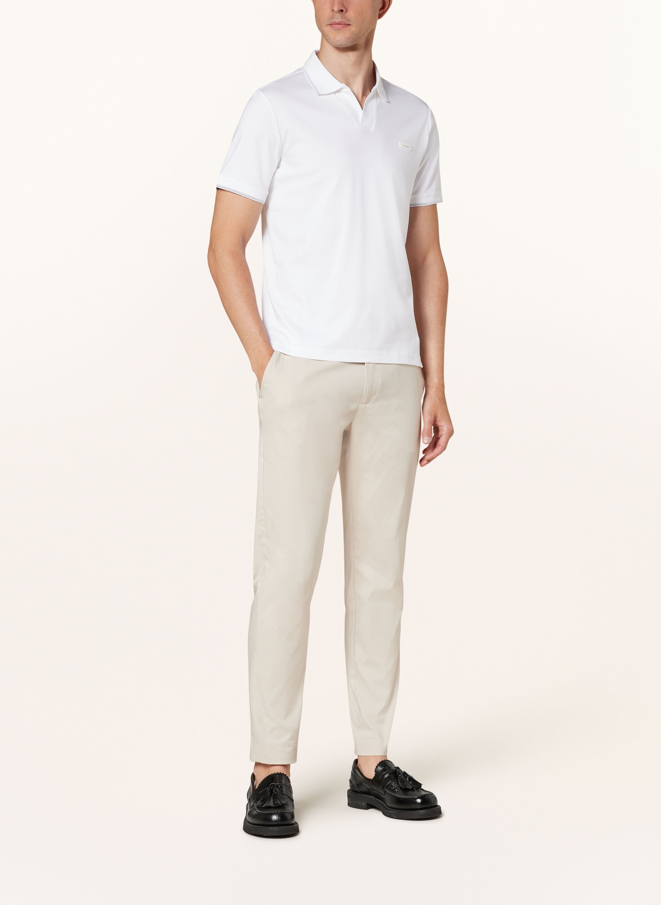 Calvin Klein Jersey polo shirt, Color: WHITE (Image 2)