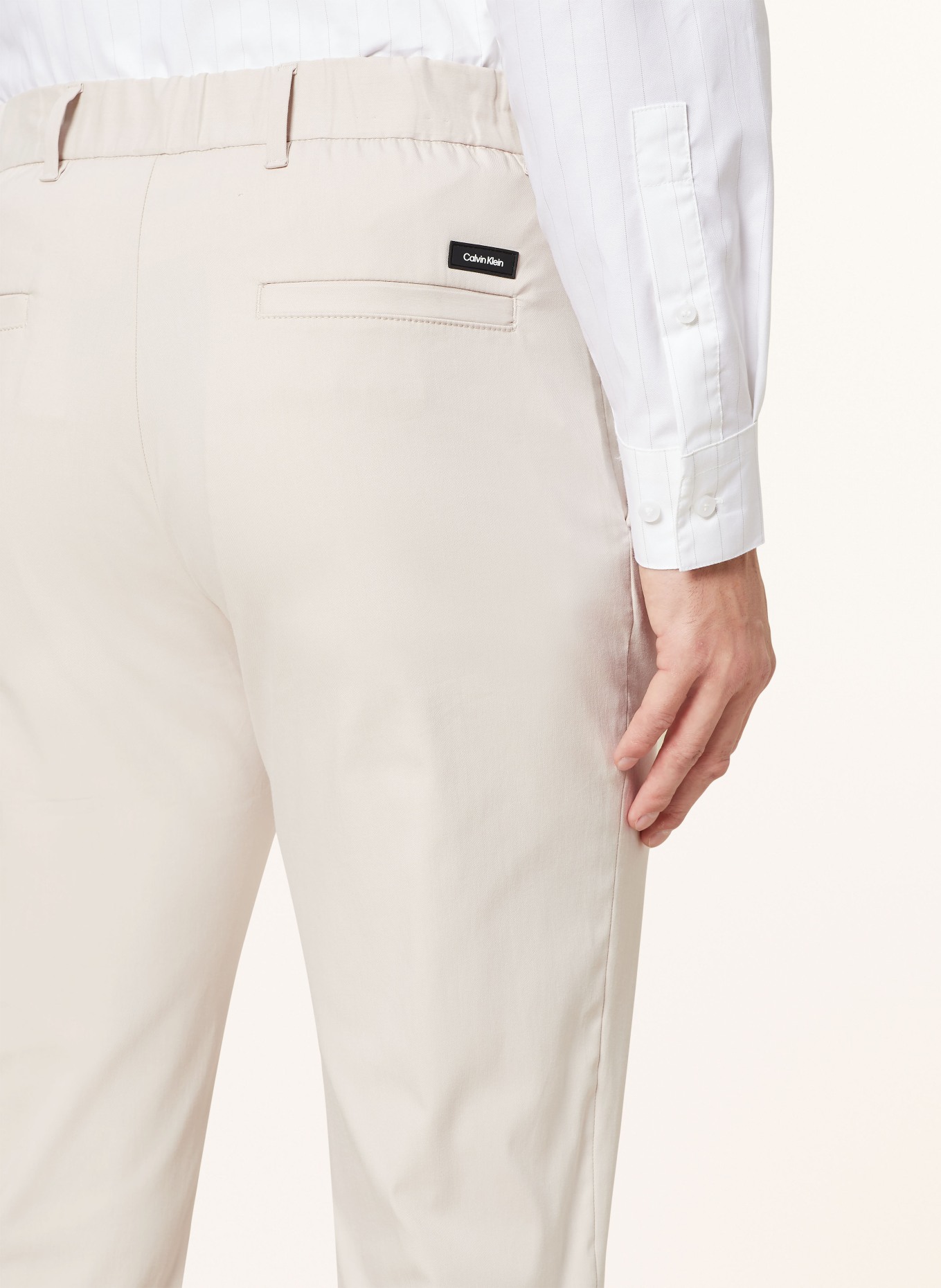 Calvin Klein Chinos tapered fit, Color: BEIGE (Image 6)