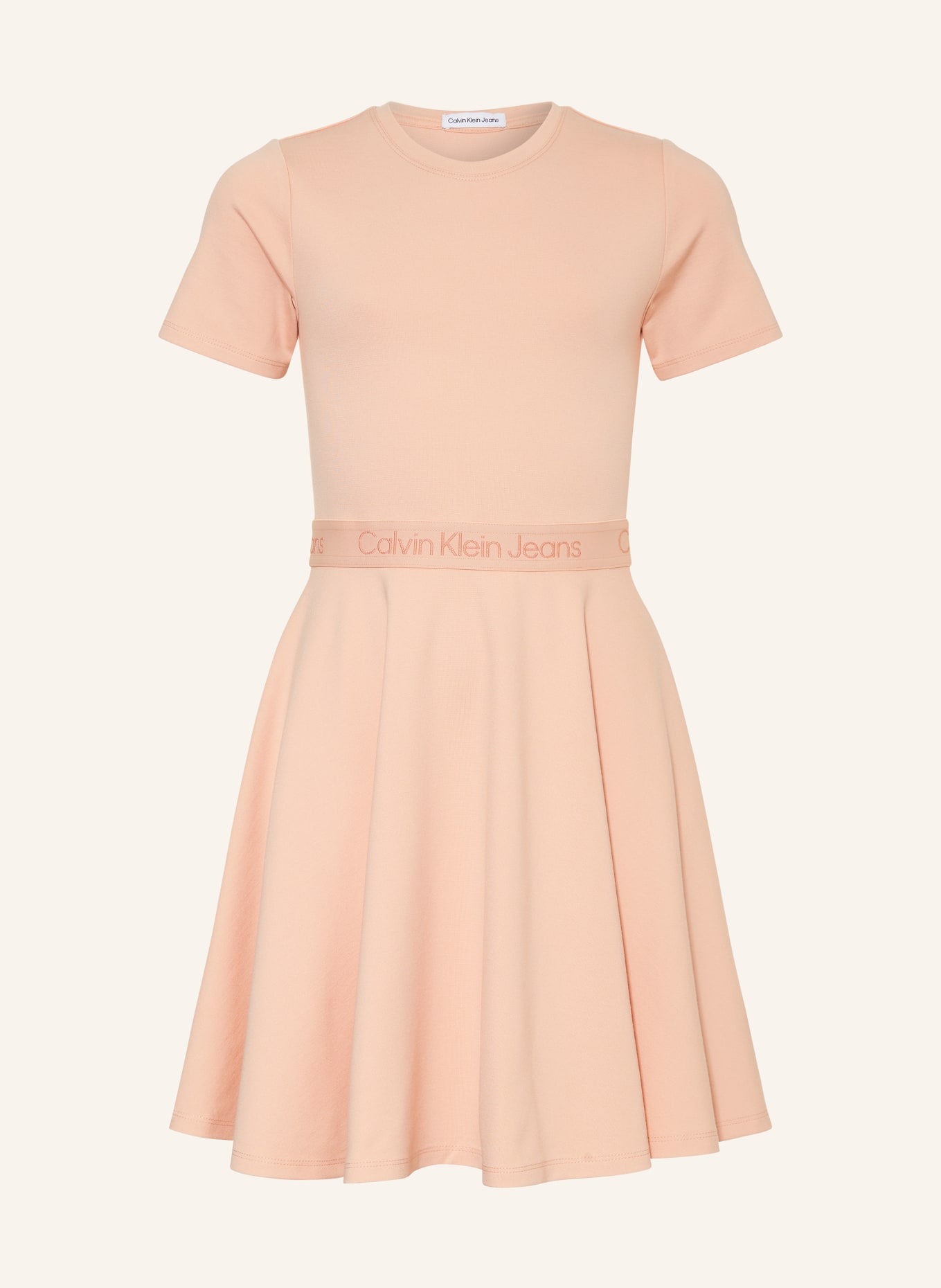 Calvin Klein Jerseykleid, Farbe: HELLORANGE (Bild 1)