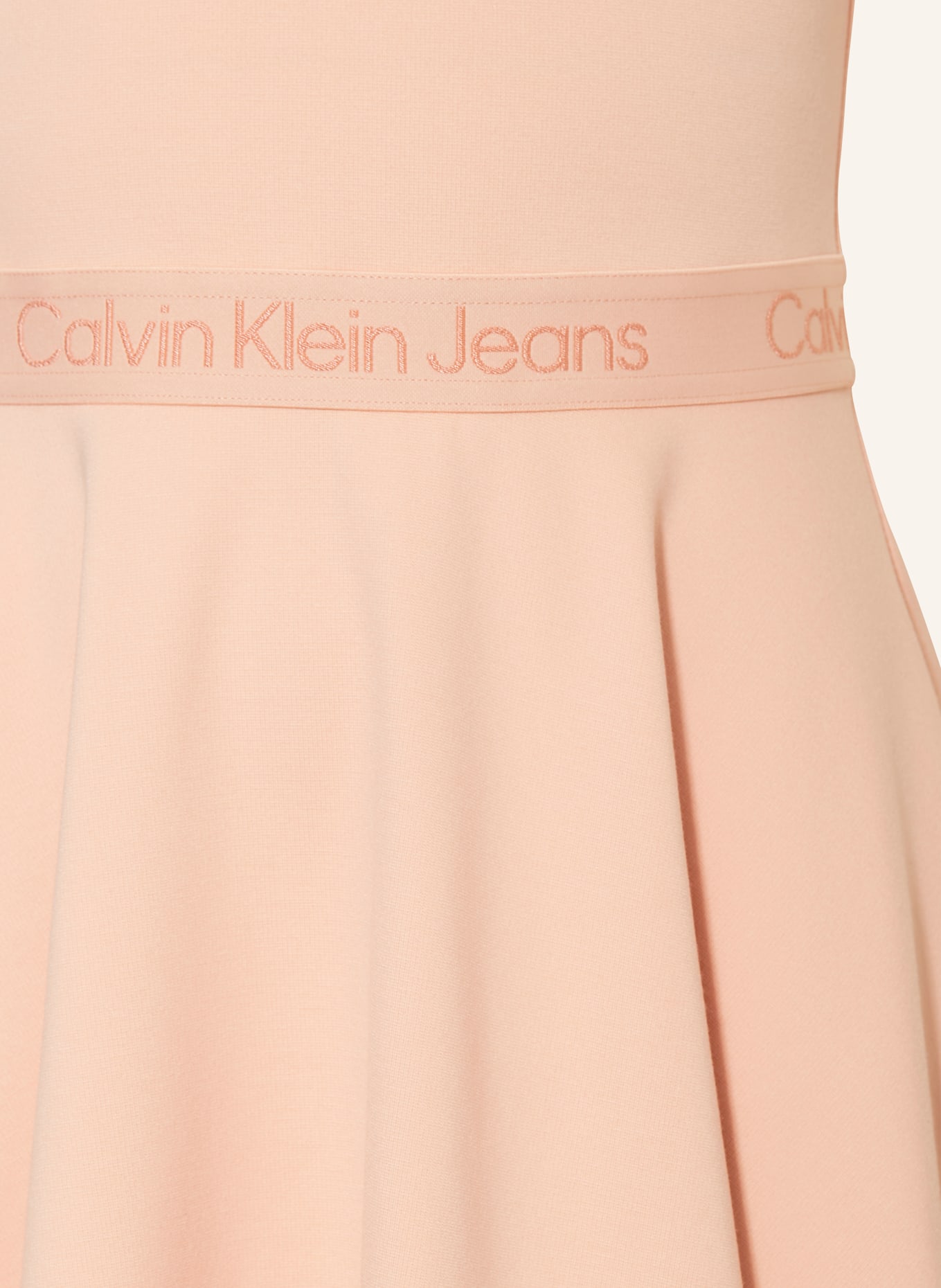 Calvin Klein Jerseykleid, Farbe: HELLORANGE (Bild 3)