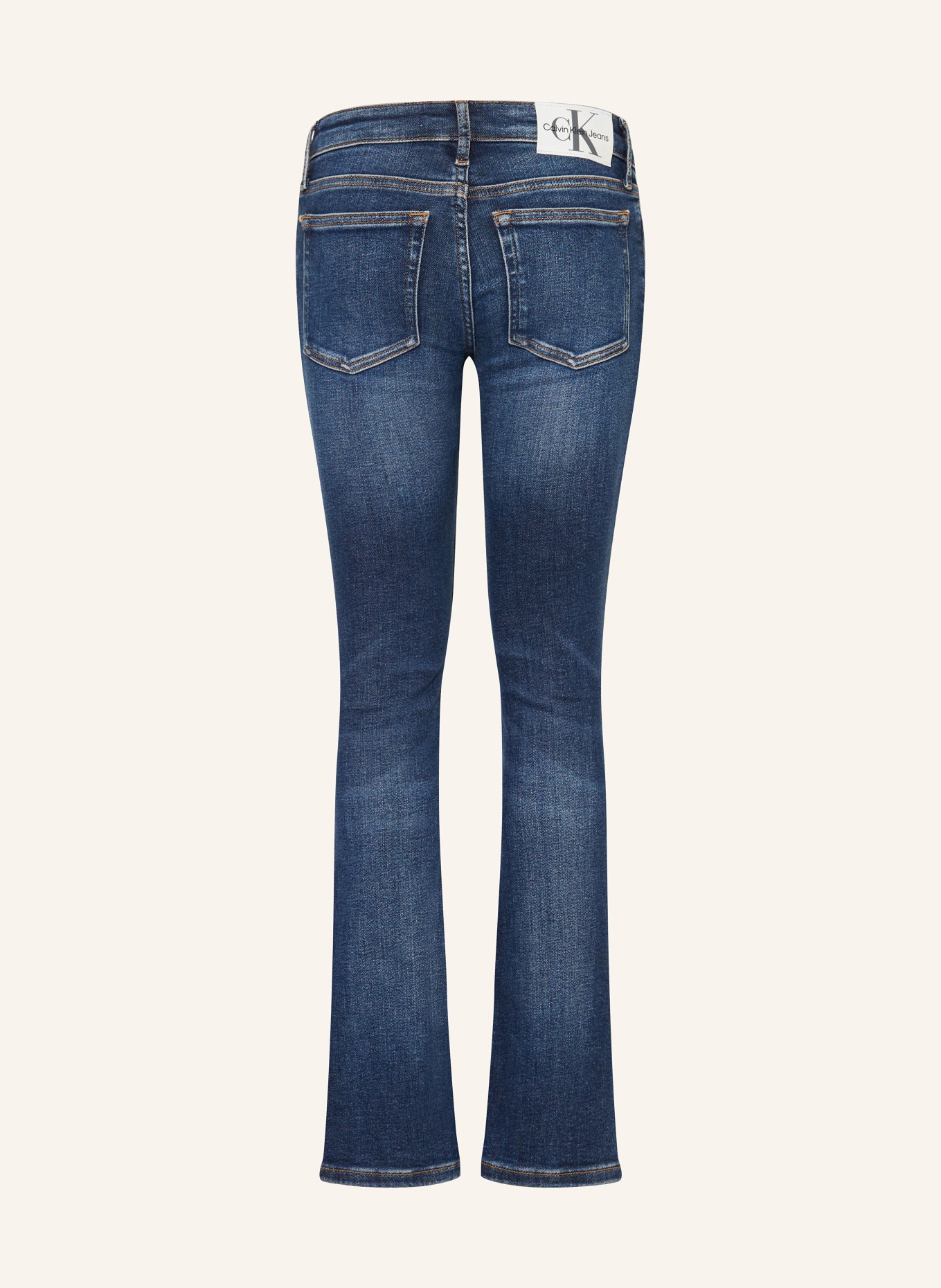 Calvin Klein Flared Jeans in 1bj dark blue ps