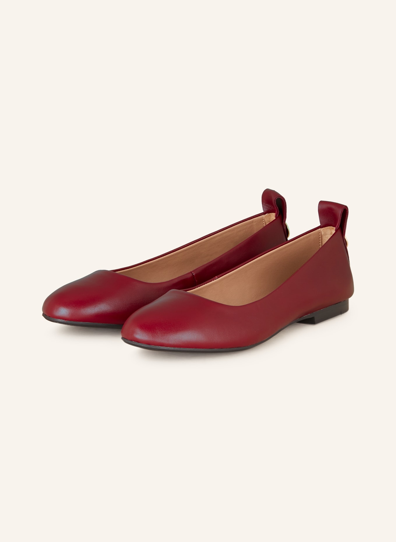 BOSS Ballet flats DASY: DARK RED