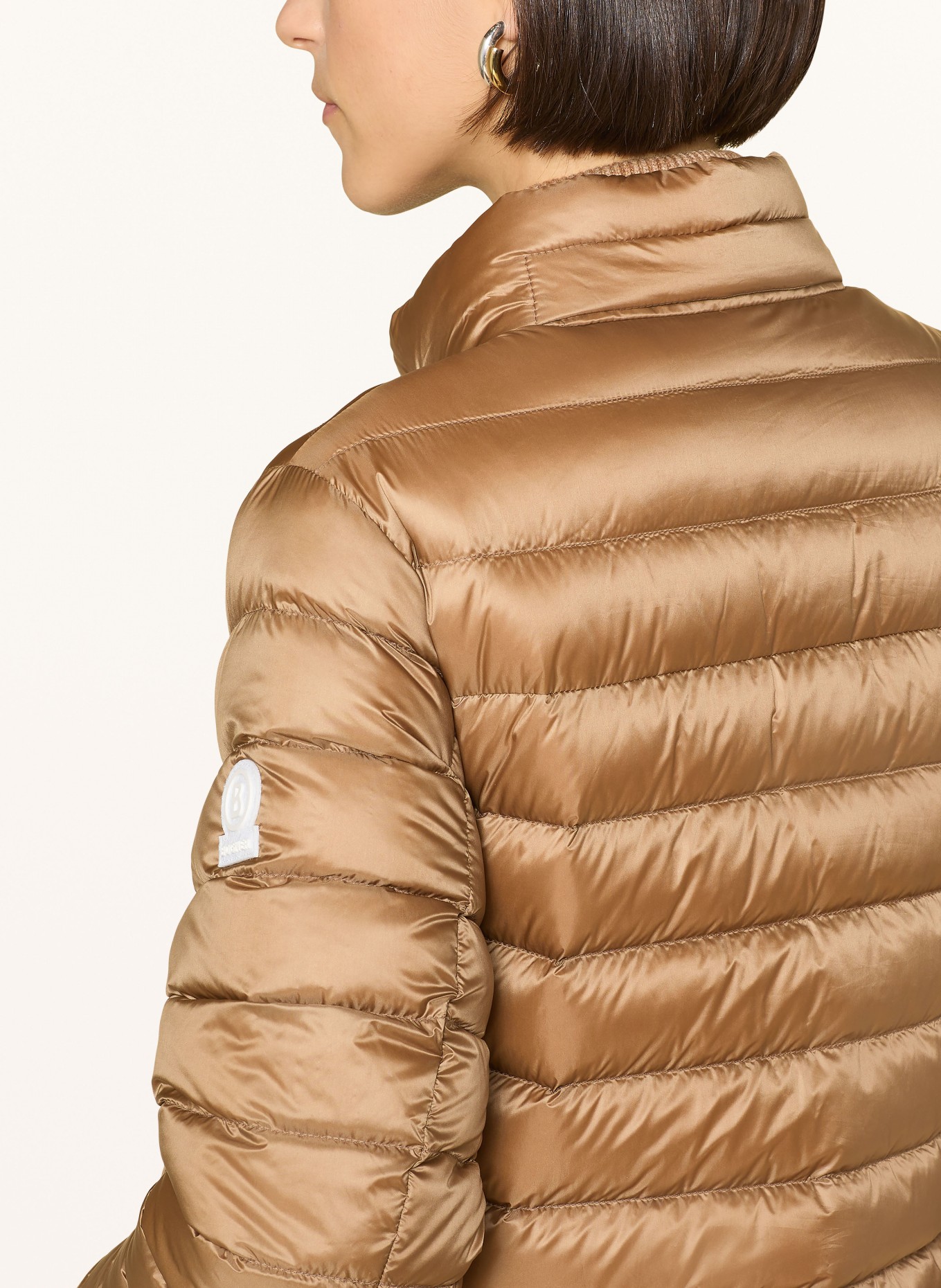 BOGNER Lightweight down jacket THELMA with removable hood in brown