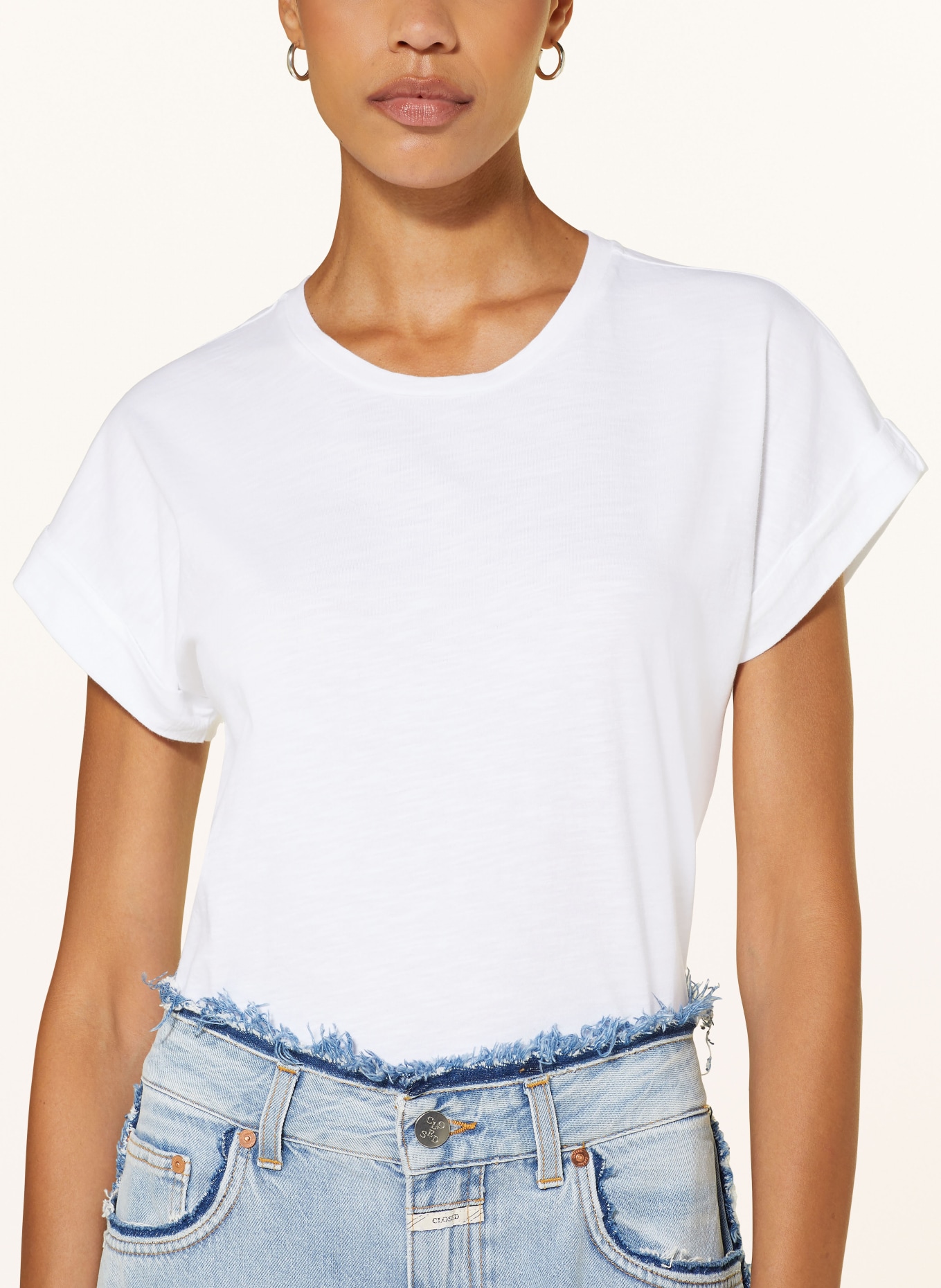 CLOSED T-shirt, Color: WHITE (Image 4)