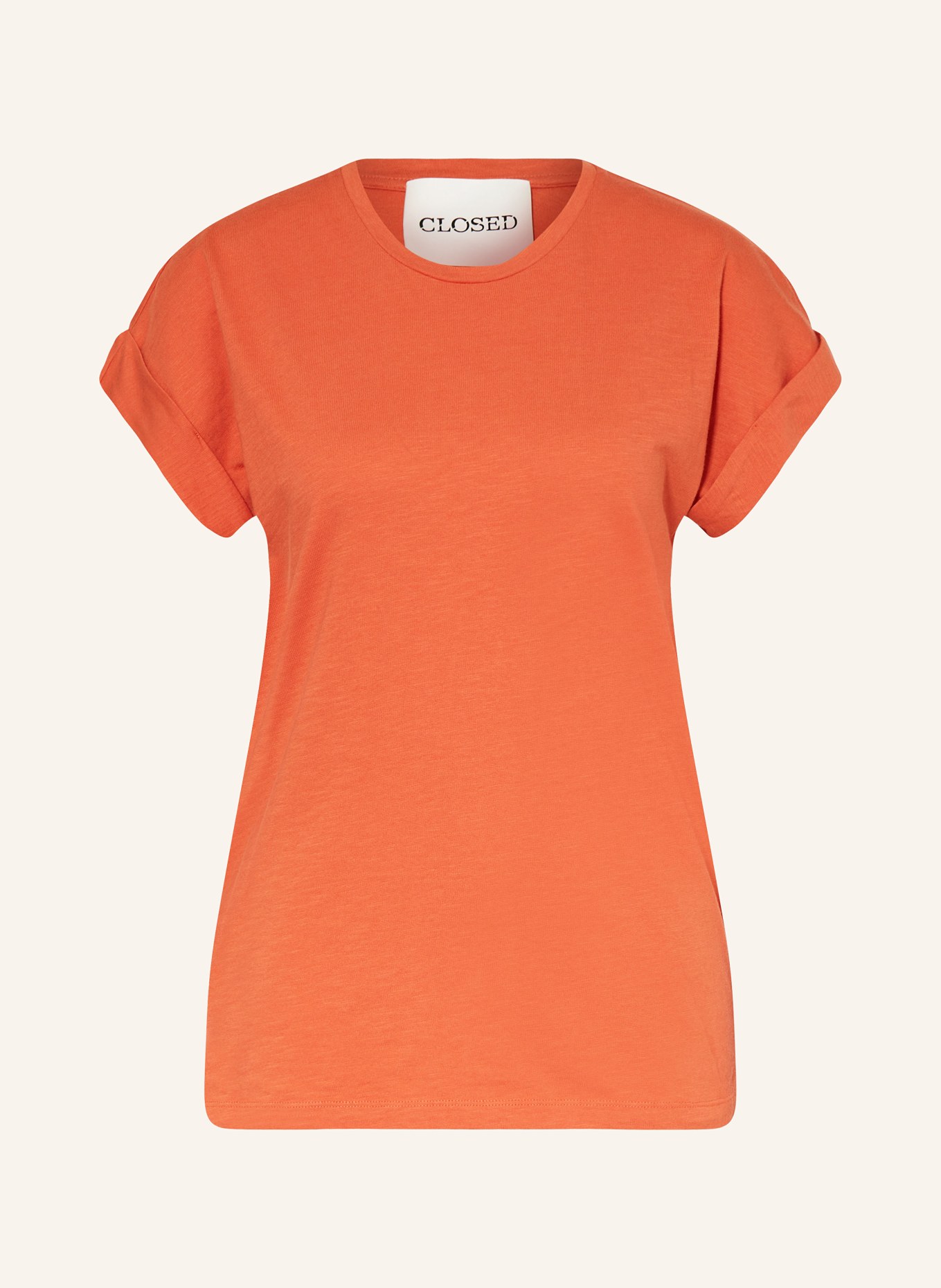 CLOSED T-shirt, Color: DARK ORANGE (Image 1)