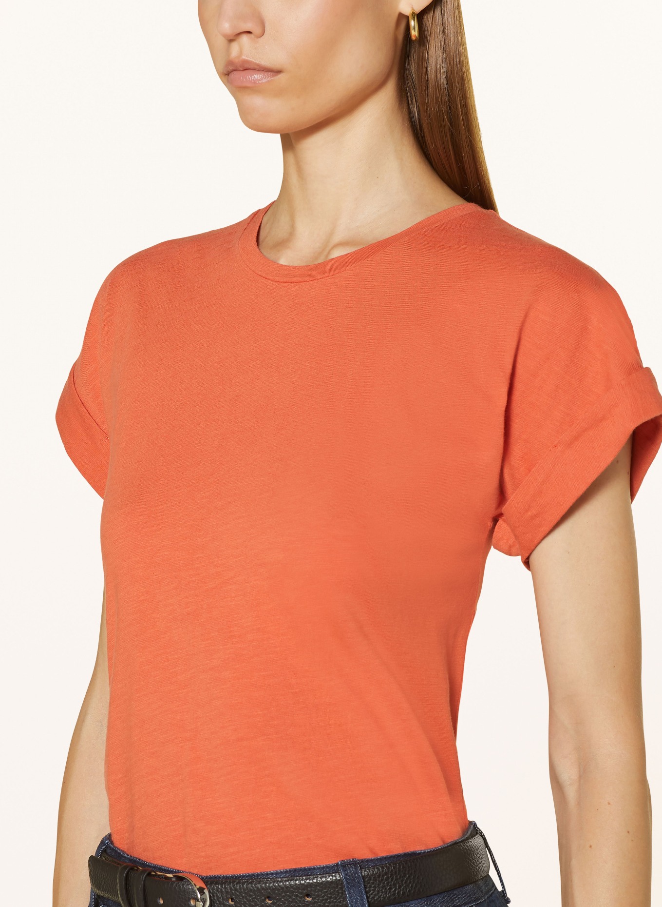 CLOSED T-shirt, Color: DARK ORANGE (Image 4)