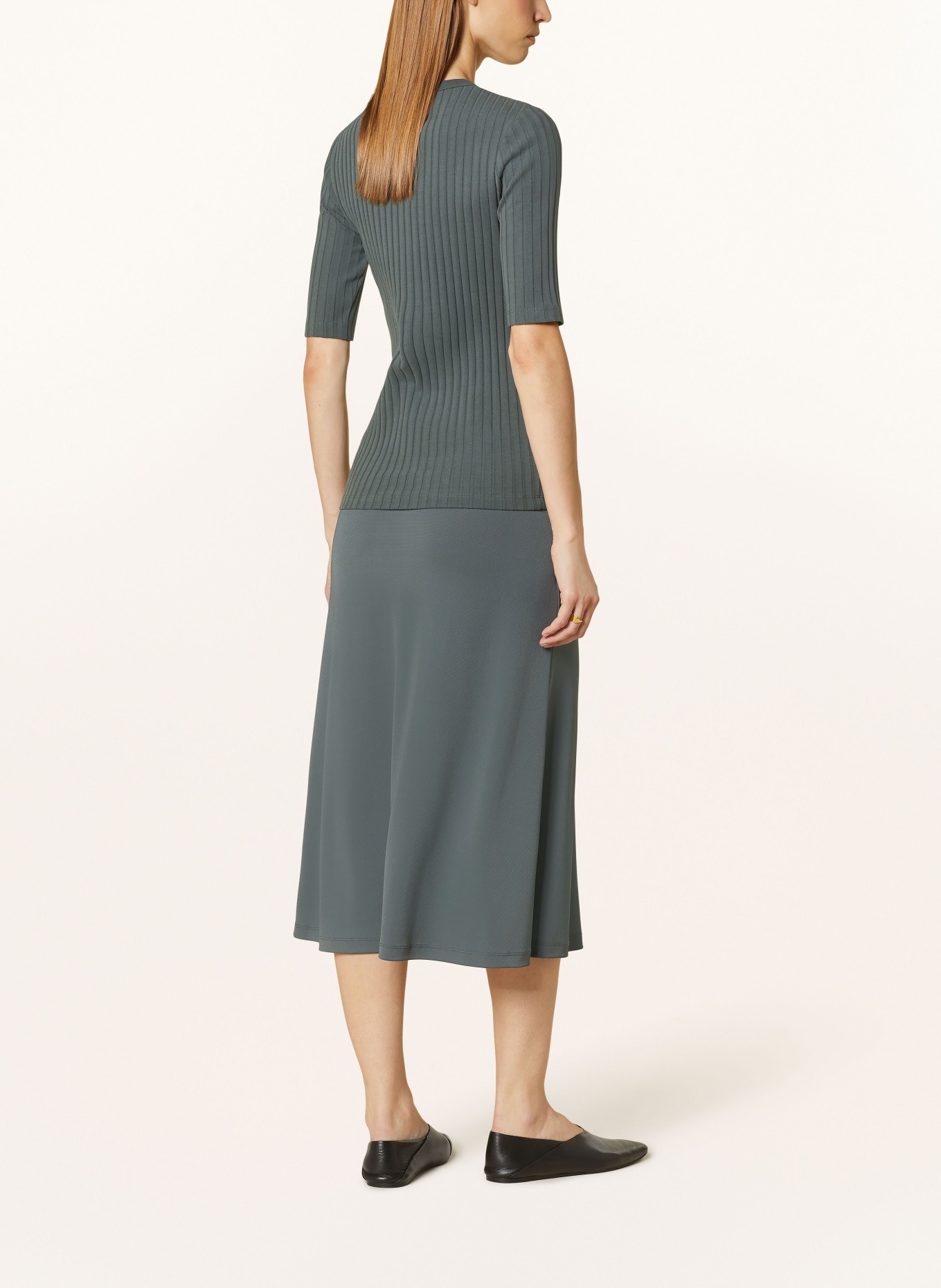 CLOSED Jersey skirt, Color: GRAY (Image 3)