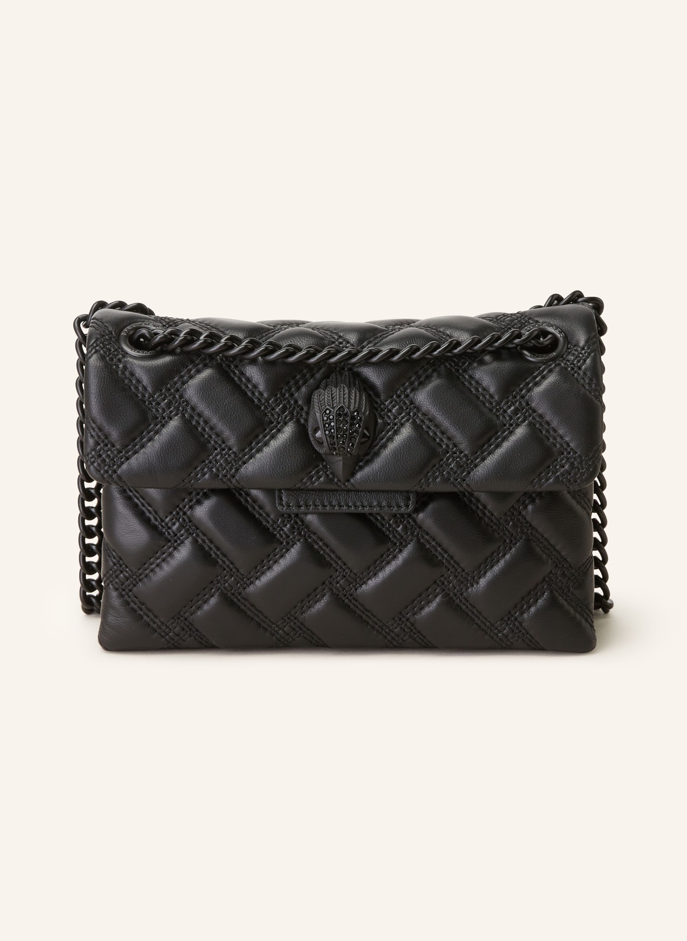 KURT GEIGER Umhängetasche MINI KENSINGTON mit Schmucksteinen: SCHWARZ