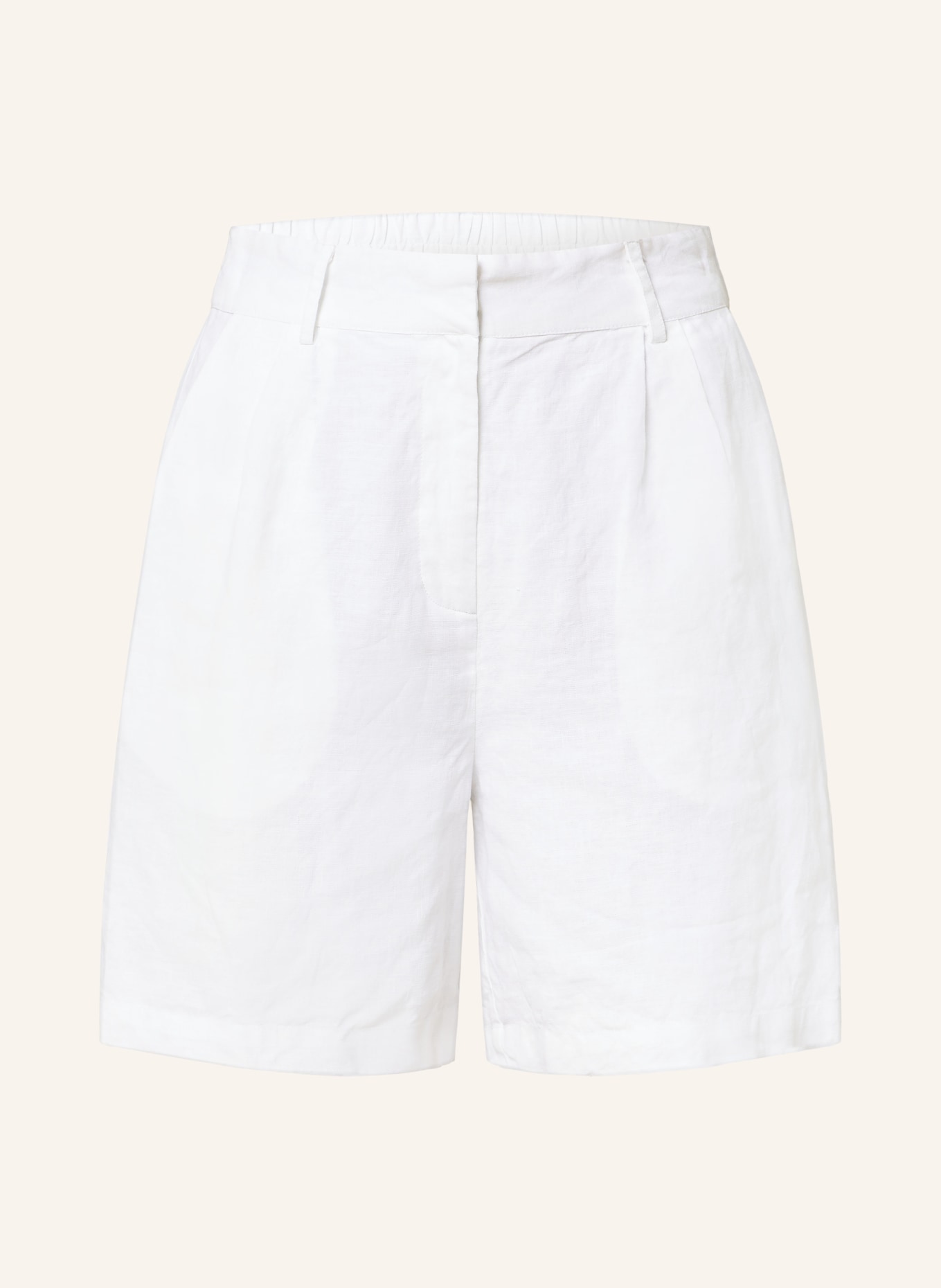 Princess GOES HOLLYWOOD Linen shorts, Color: WHITE (Image 1)