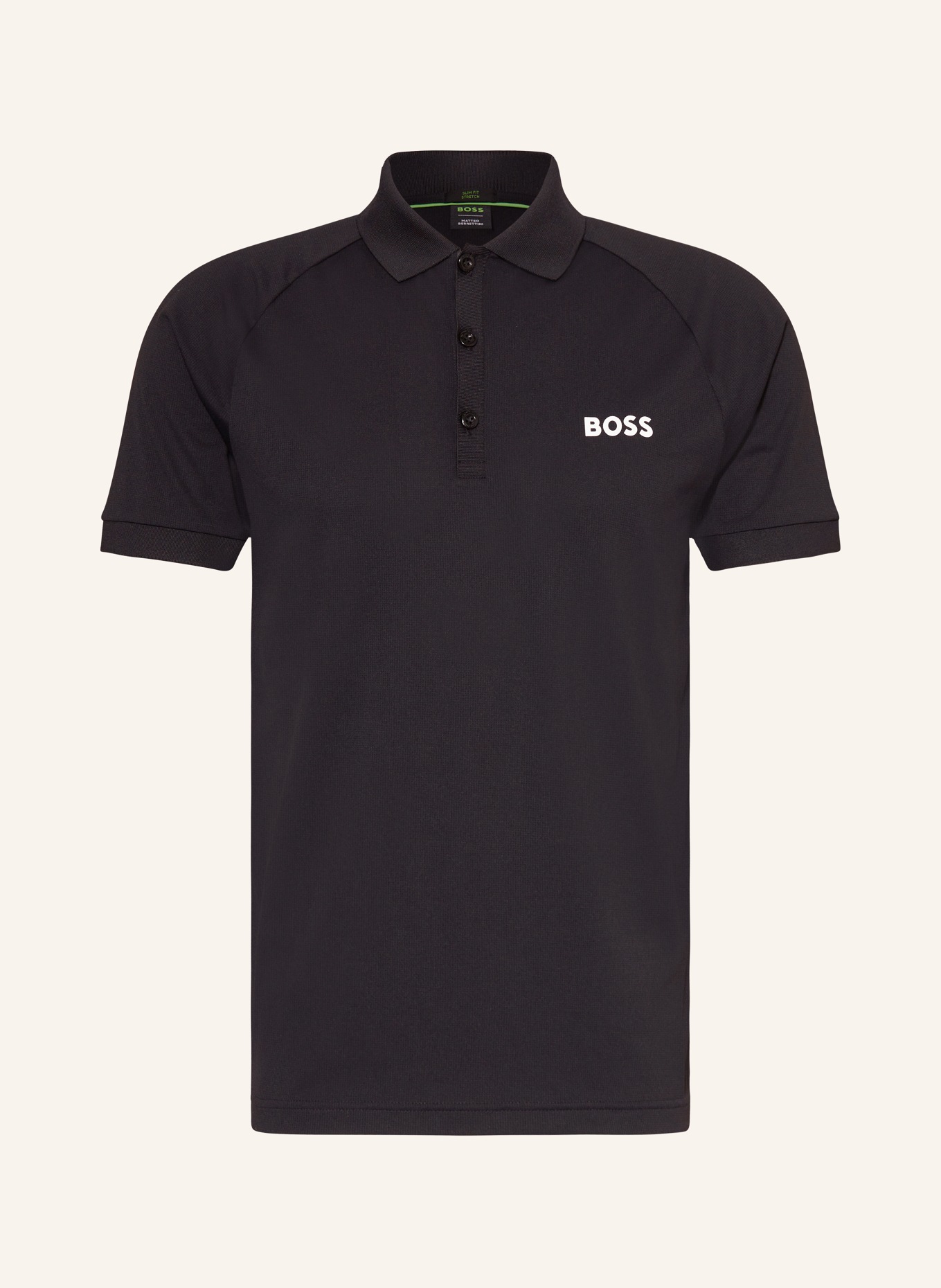 BOSS Performance polo shirt PATTEO, Color: BLACK (Image 1)