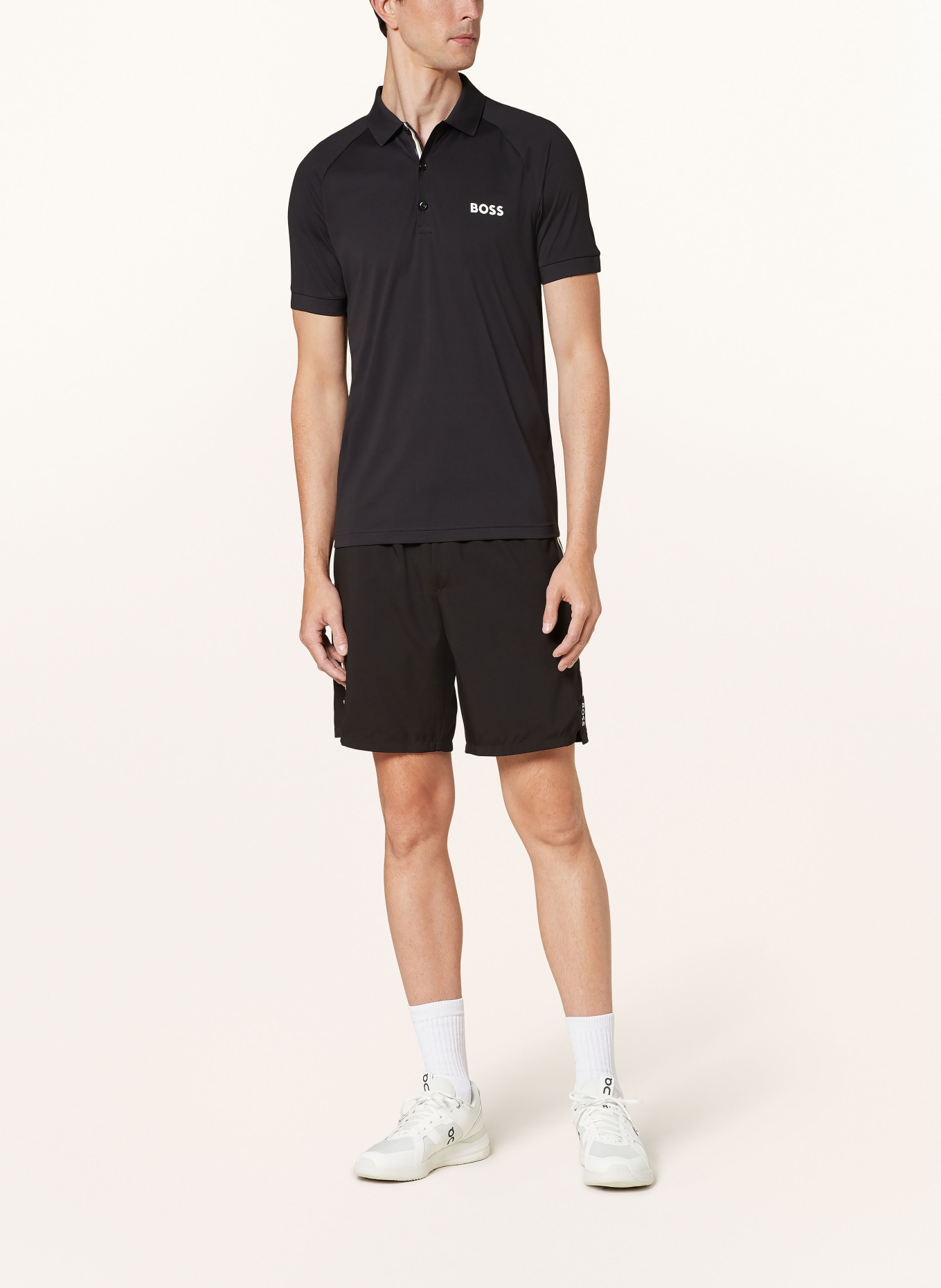 BOSS Performance polo shirt PATTEO, Color: BLACK (Image 2)