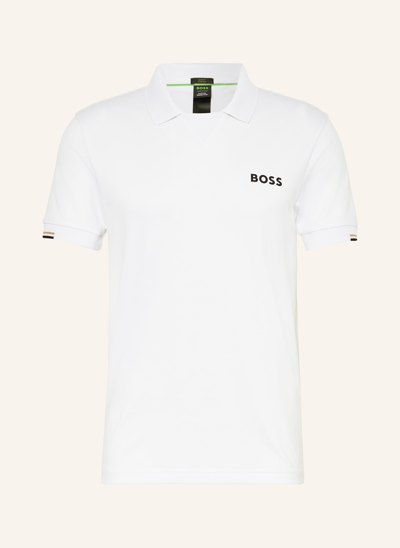 BOSS Funktions-Poloshirt PALLE, Farbe: WEISS (Bild 1)