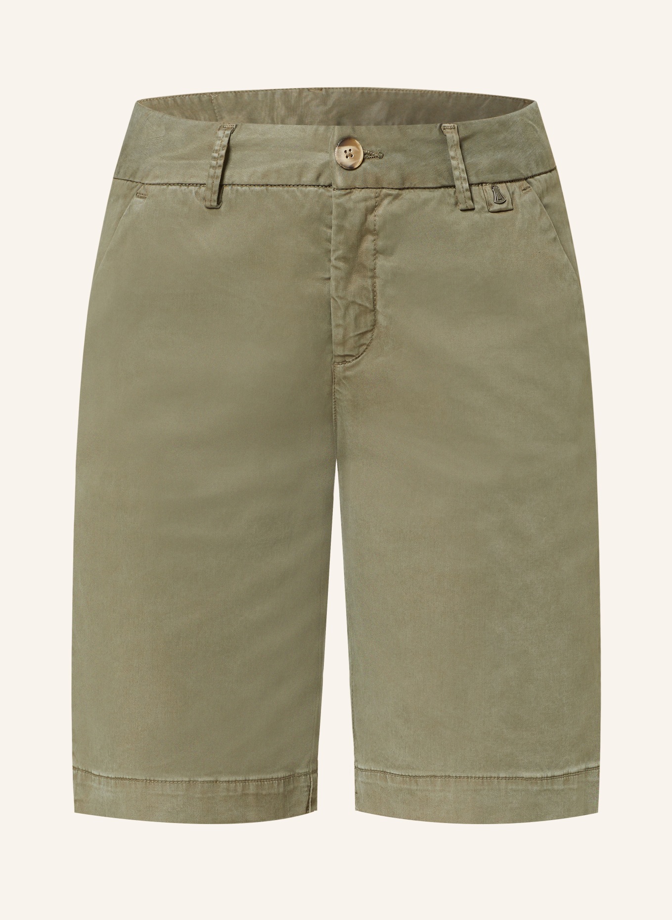 Herrlicher Shorts LOVELY, Color: OLIVE (Image 1)