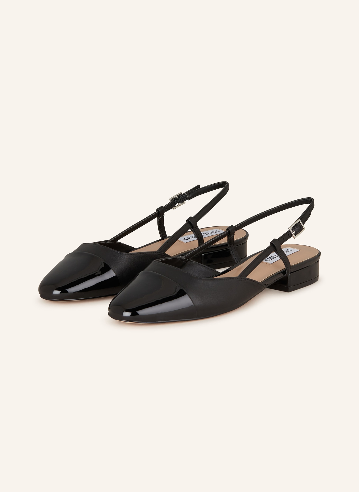 STEVE MADDEN Slingballerinas: SCHWARZ