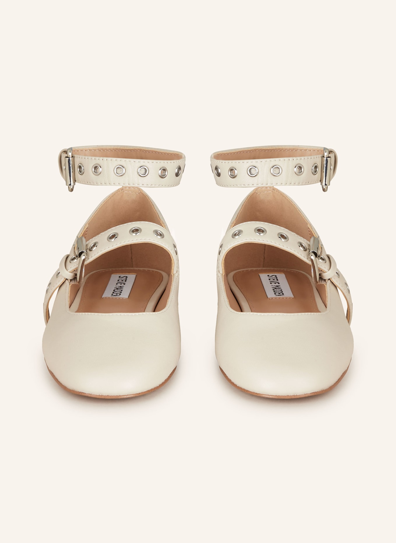 STEVE MADDEN Ballerinas MACBETH mit Nieten, Farbe: CREME (Bild 3)