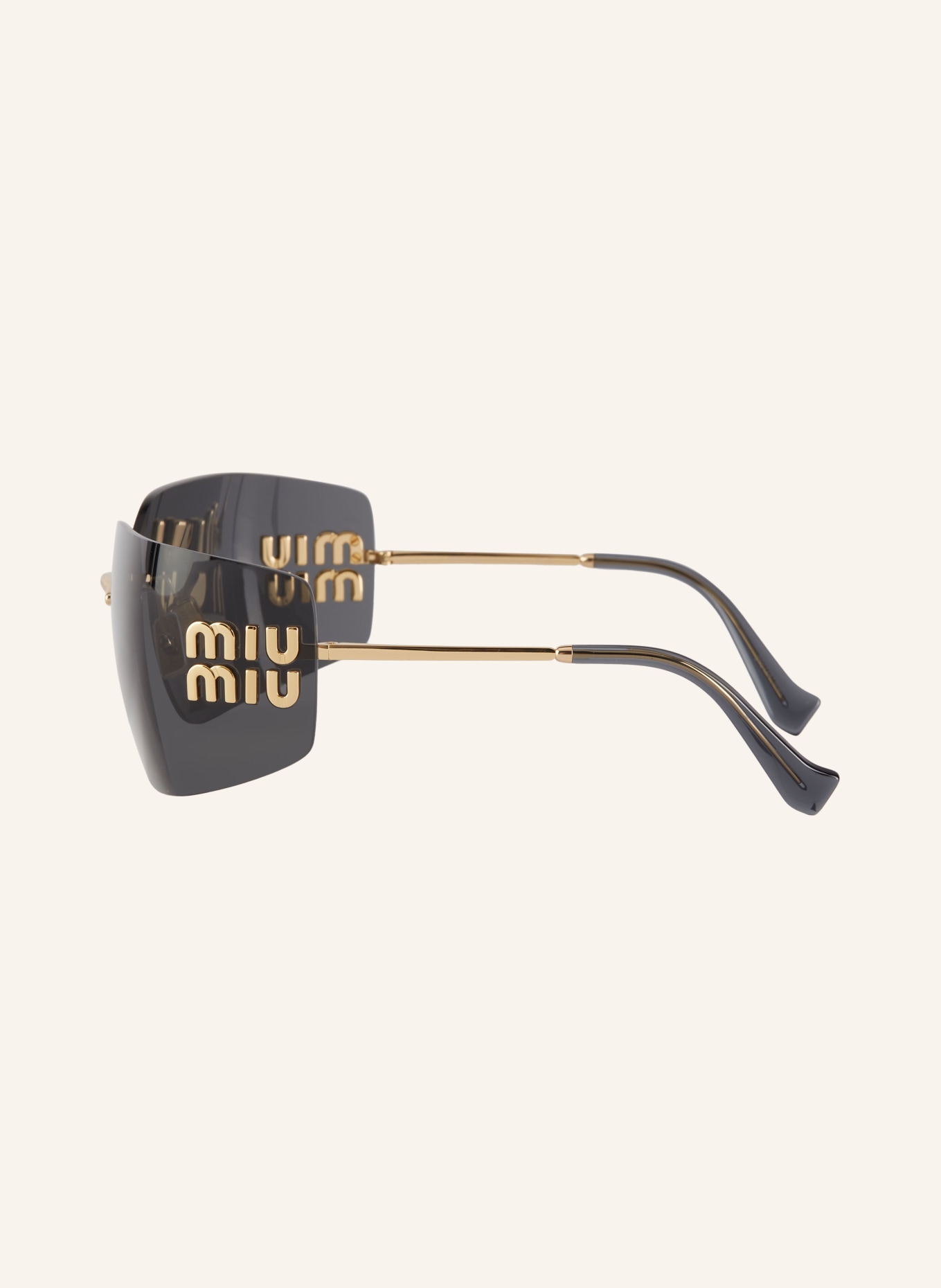 MIU MIU Sonnenbrille MU 54YS: 5AK5S0 - GOLD/ DUNKELGRAU
