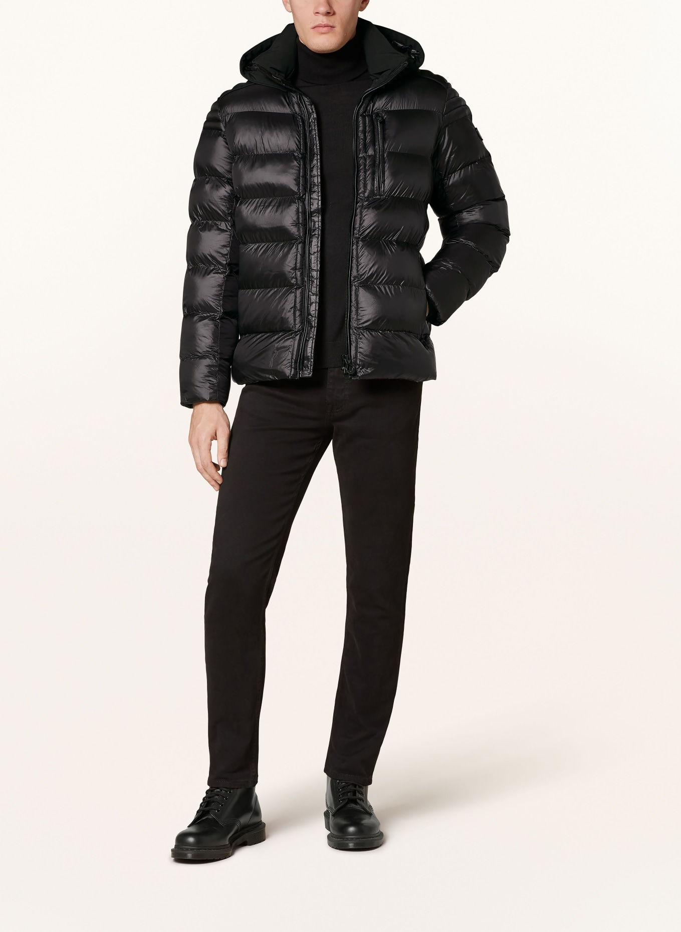 WELLENSTEYN Steppjacke BLACKJACK mit DUPONT™ SORONA®-Isolierung, Farbe: SCHWARZ (Bild 2)
